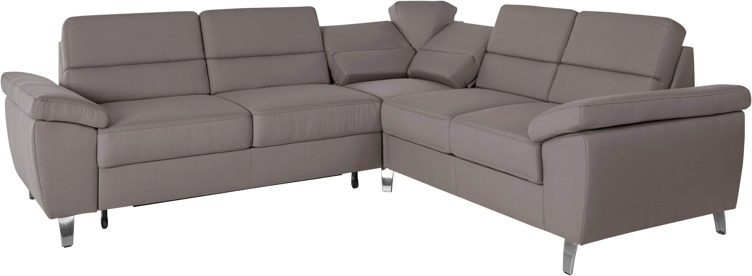 sit&more Ecksofa »Sorano L-Form«, wahlweise mit Bett- und Relaxfunktion, inkl. Bettkasten