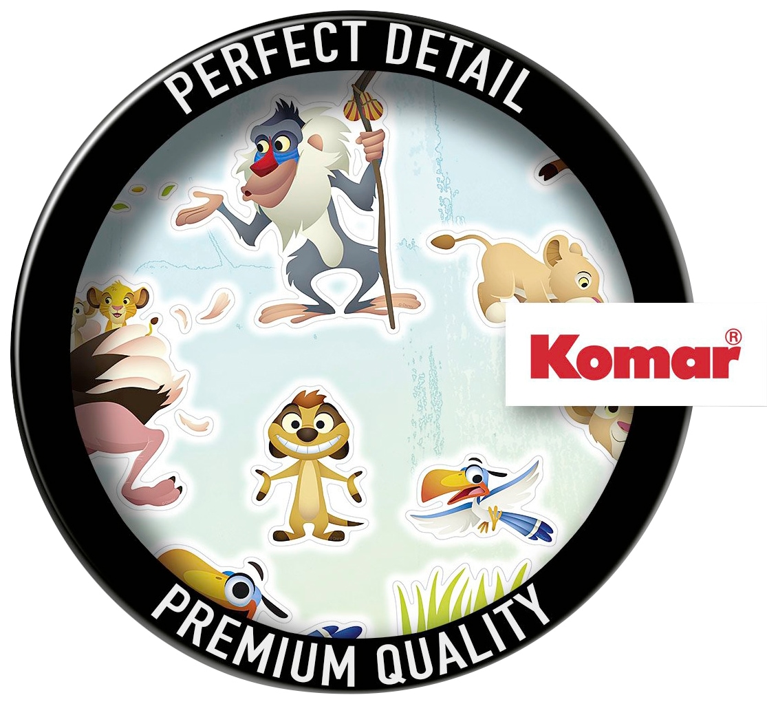 Komar Wandtattoo »Lion King Wildlife - Grösse 50 x 70 cm«, (27 St.), selbstklebend, Wandsticker, Kinderzimmer