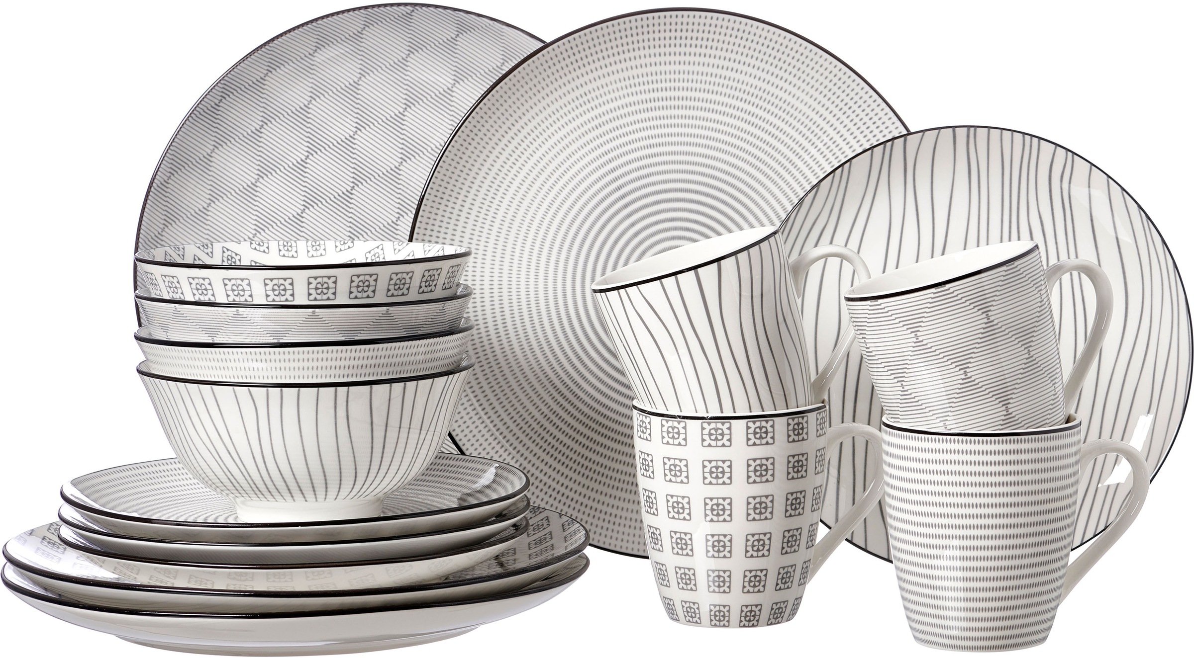 Image of Ritzenhoff & Breker Kombiservice »Tamao«, (Set, 16 tlg.), Ethno-Stil bei Ackermann Versand Schweiz