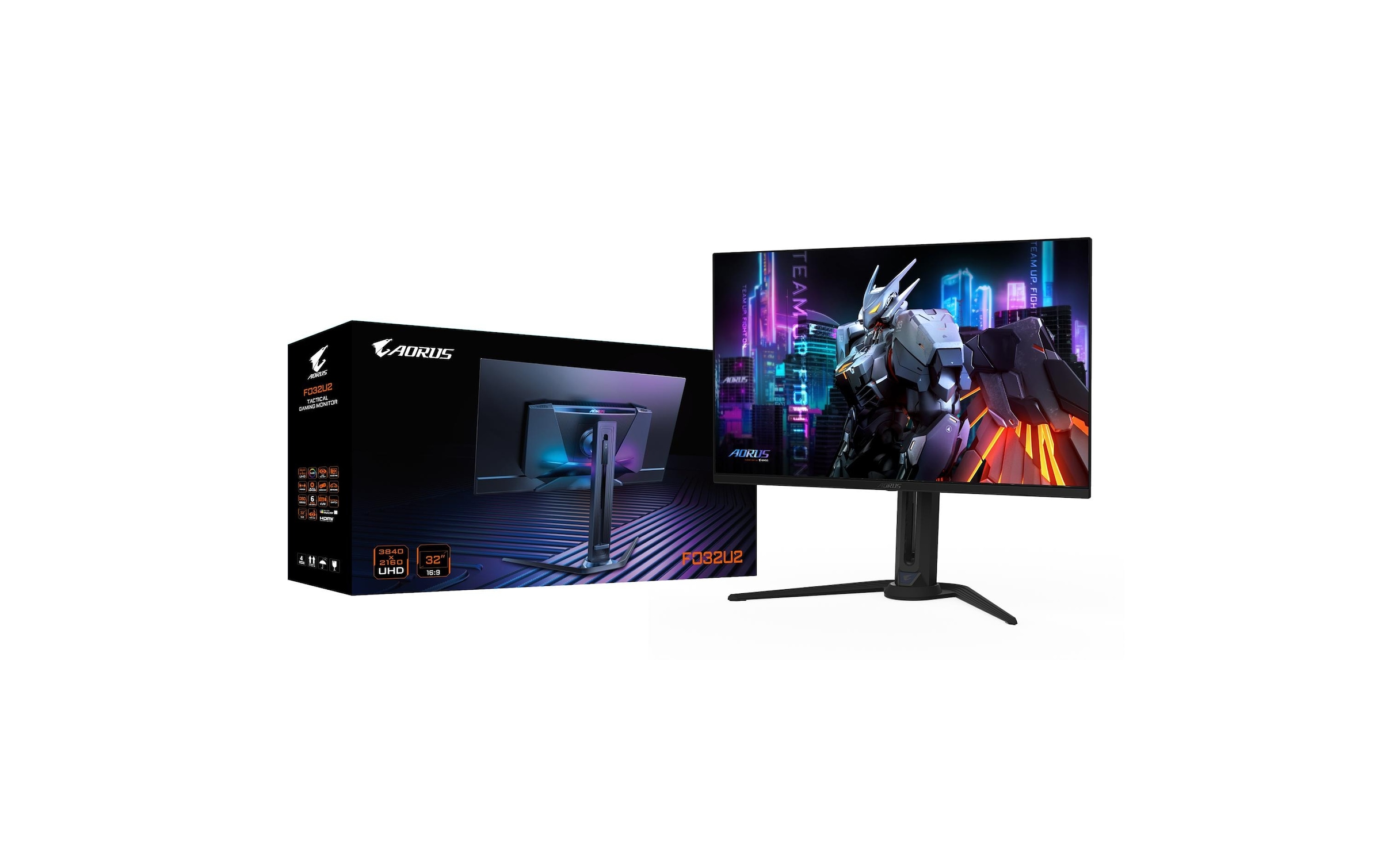 Gigabyte Gaming-Monitor »Aorus FO32U2« 80,01 cm/31,5 ″  3840 x 2160 px 0,03 Reaktionszeit 240 Hz