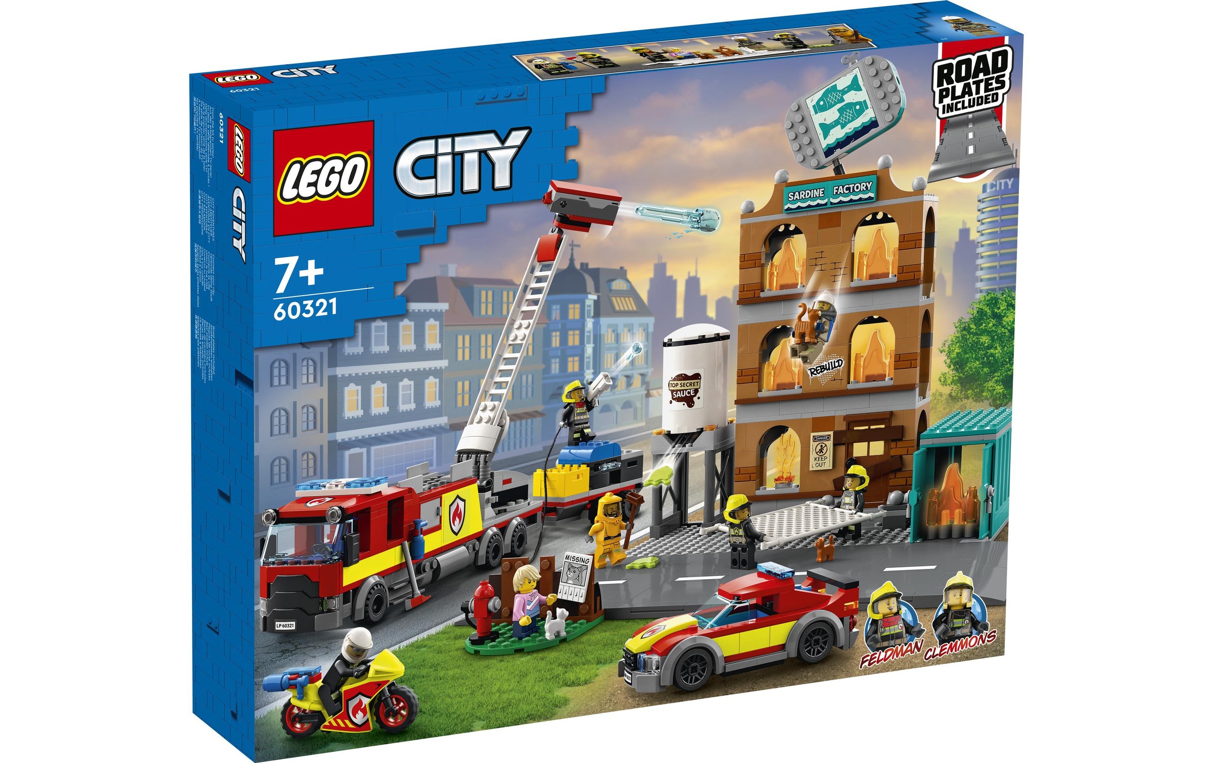 Image of LEGO® Spielbausteine »Feuerwehreinsatz«, (766 St.) bei Ackermann Versand Schweiz