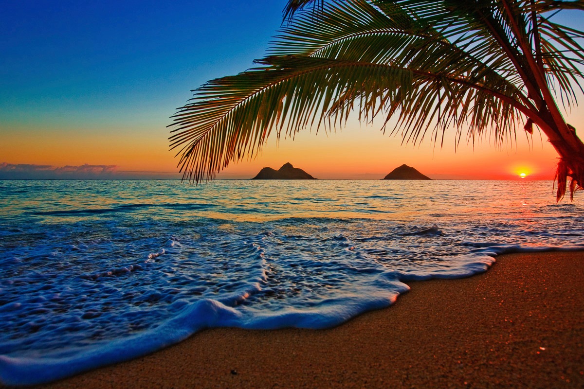 Papermoon Papier peint photo »Lanikai Beach Hawaii«