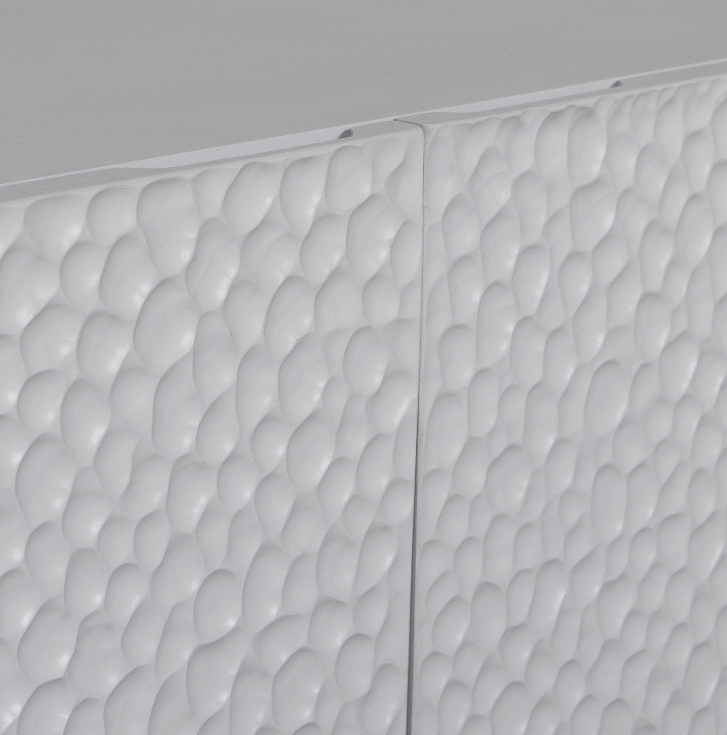 WOOOD Regal »Carve Standregal mit 2 Türen« mit offenen Fächern, 2 Türen, H 200 cm x B 90 cm