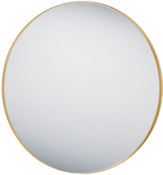 Image of MIRRORS AND MORE Dekospiegel "Britney" Wandspiegel, rund, Ø 80 cm, Metallrahmen