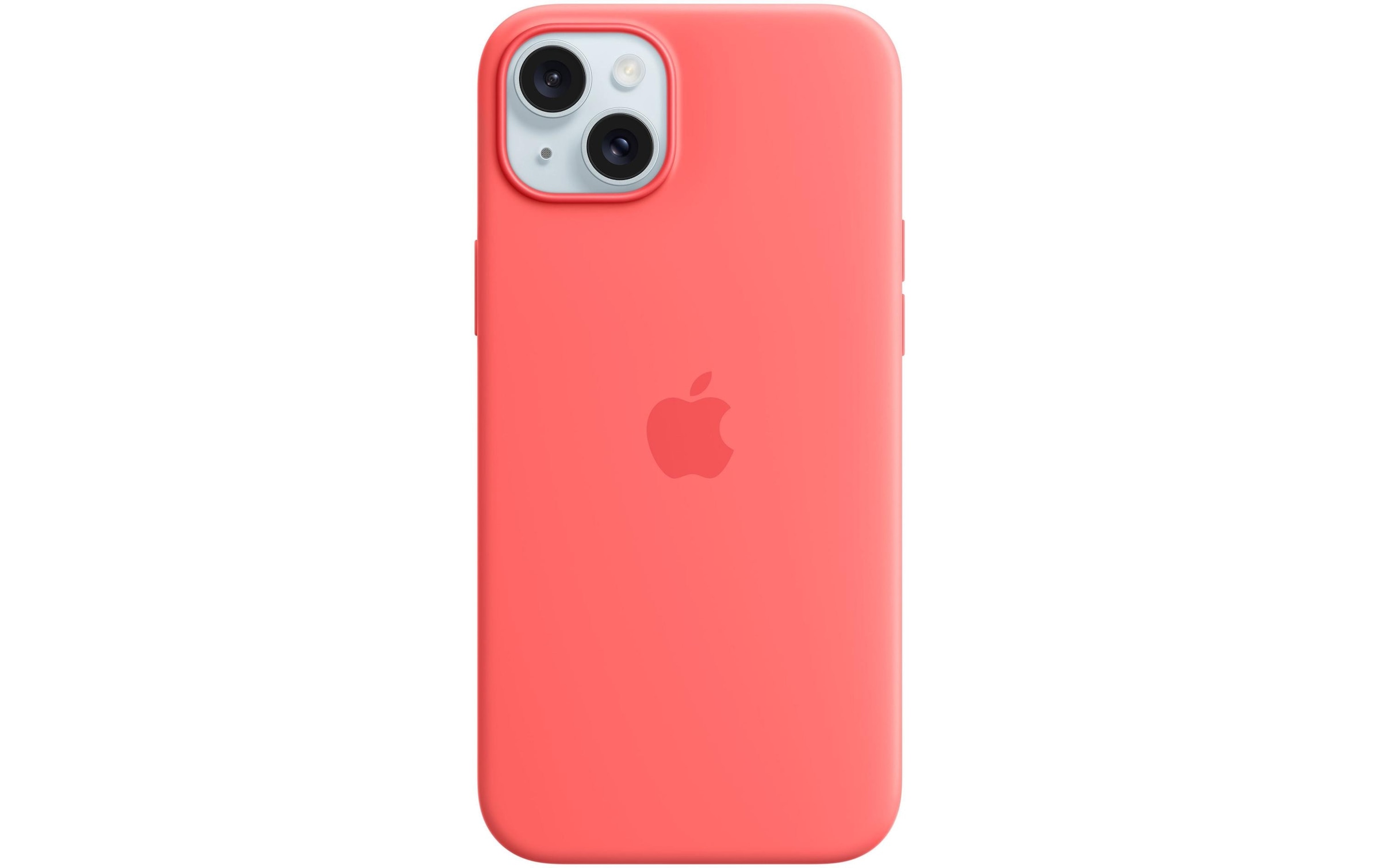 Apple Smartphone Silikon Case mit MagSafe, iPhone 15 Plus, Guave