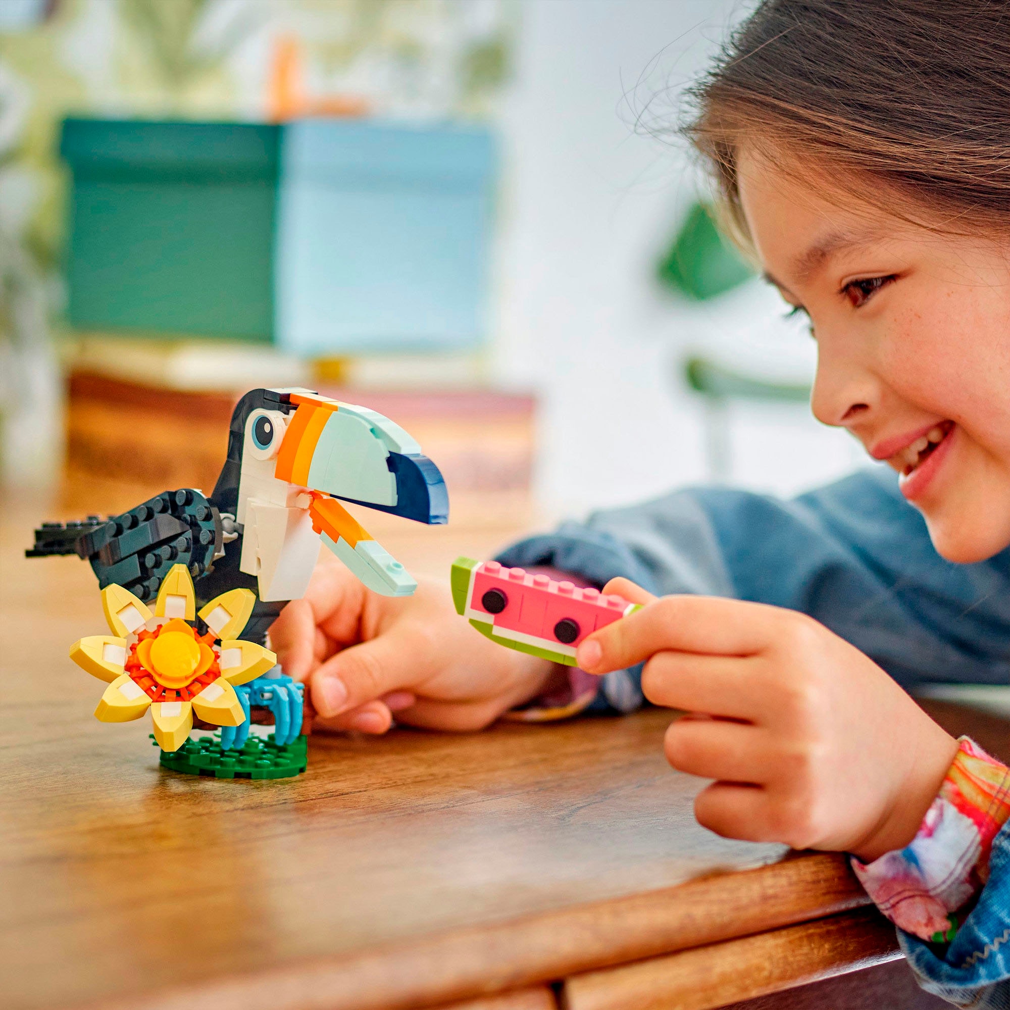 LEGO® Konstruktionsspielsteine »Wilde Tiere: Tropischer Tukan (31173), LEGO LEGO Creator« Made in Europe