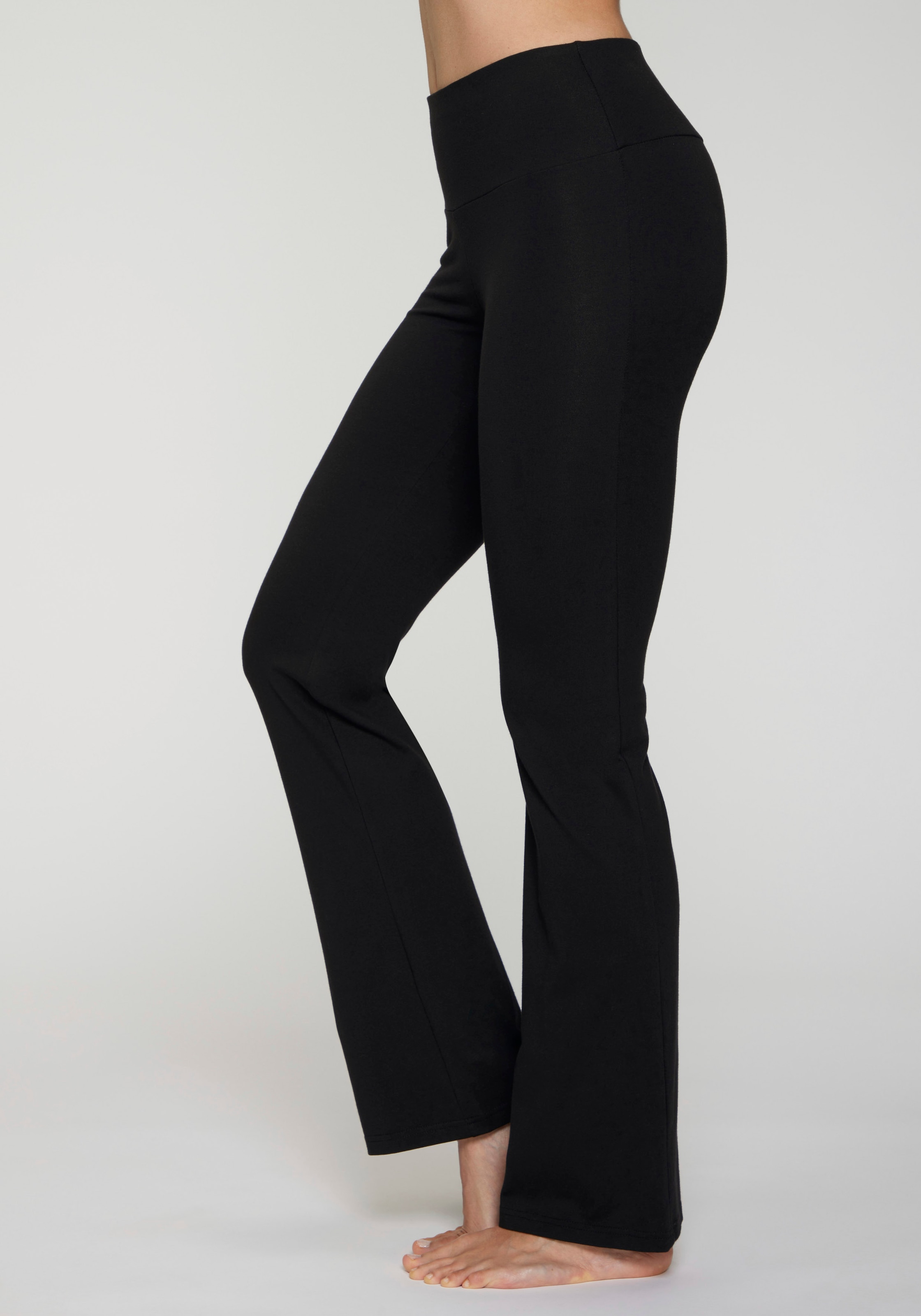 LASCANA ACTIVE Jazzpants, mit breitem Bündchen