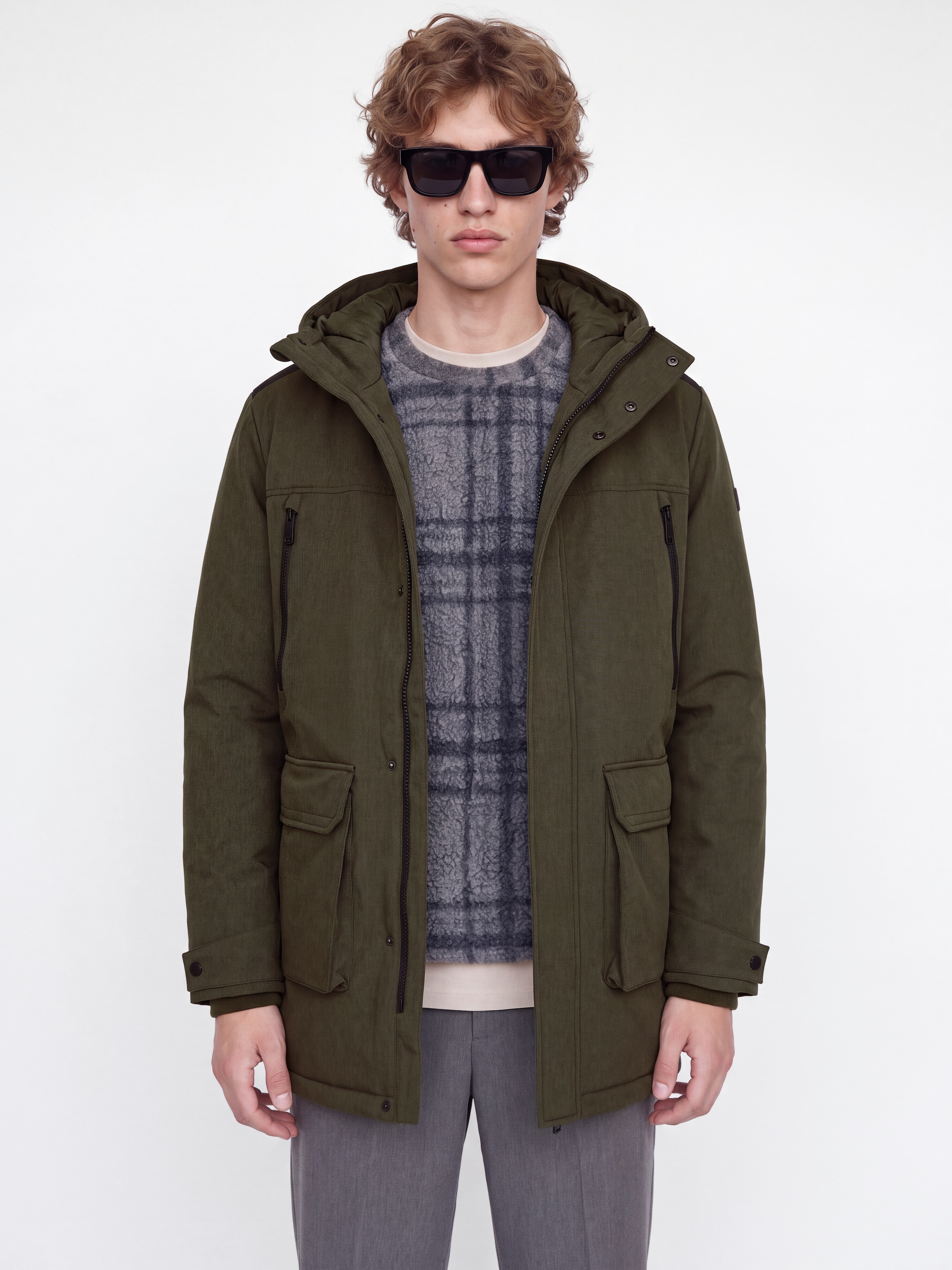 Image of Jack & Jones Softshellparka "JJCLARK SOFTSHELL PARKA" mit Kapuze Kunstfaser, regular fit