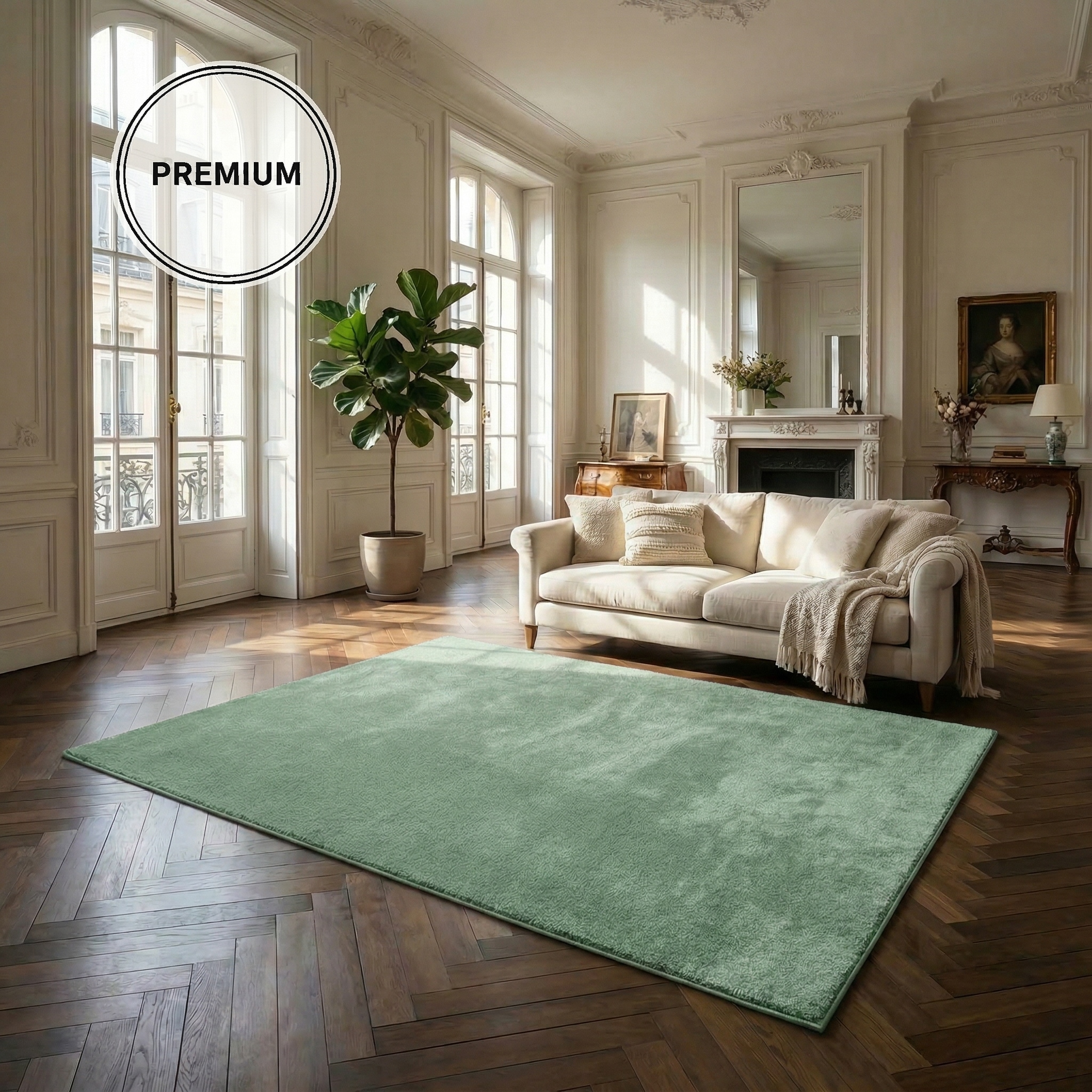 GOODproduct Teppich »Cali, in Standard- und Premium-Qualität, 13 mm oder 16 mm Höhe« rechteckig Uni-Farben, kuschelig, & weich, waschbar, Wohnzimmer, Schlafzimmer