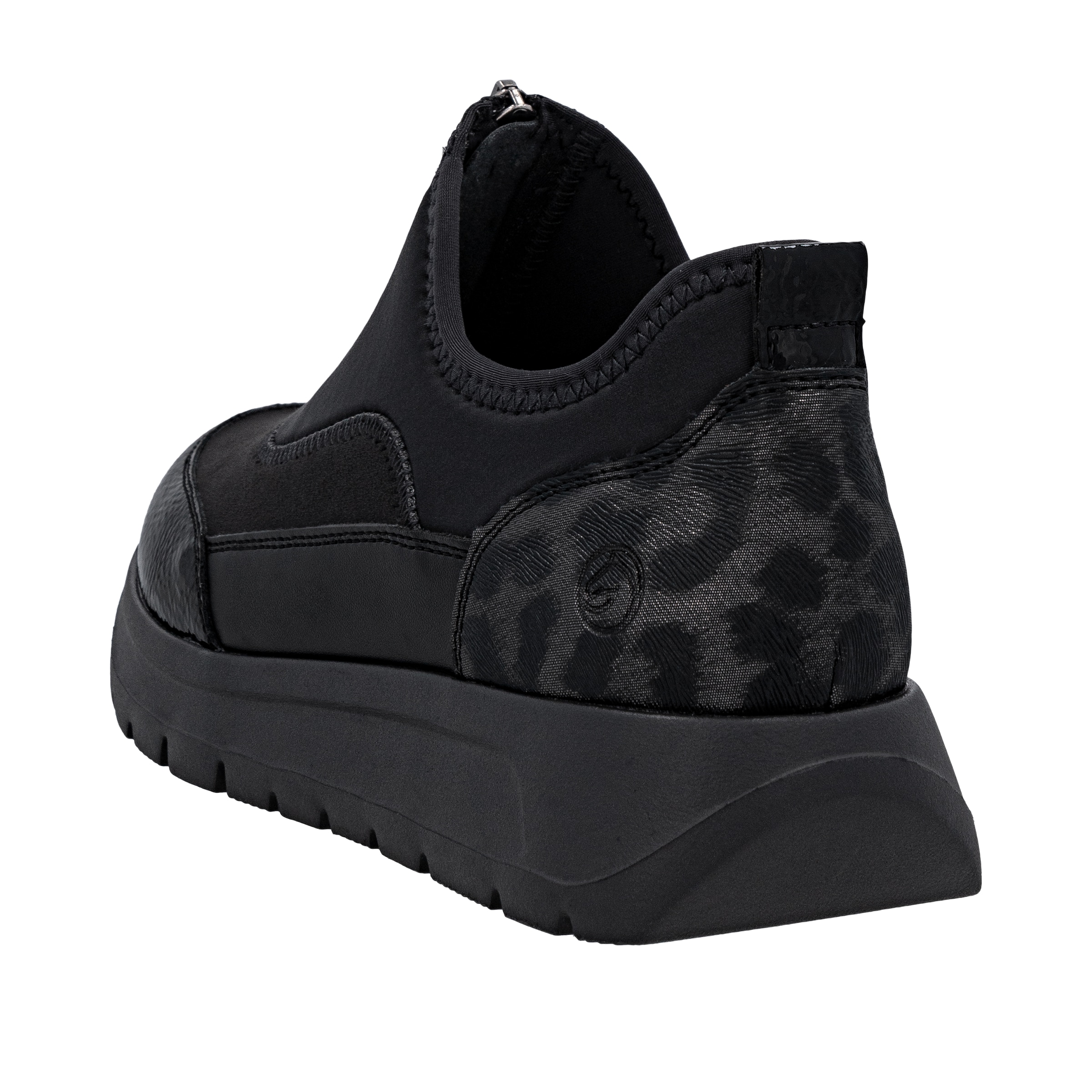 Remonte Baskets à plateforme  Halbschuh, Casual-Sneaker mit Lackdetails