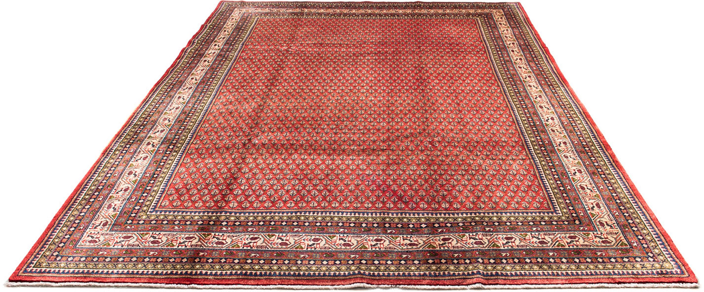 Image of morgenland Orientteppich »Perser - Mir - 312 x 220 cm - rot«, rechteckig, 10 mm Höhe, Wohnzimmer, Handgeknüpft, Einzelstück mit Zertifikat bei Ackermann Versand Schweiz