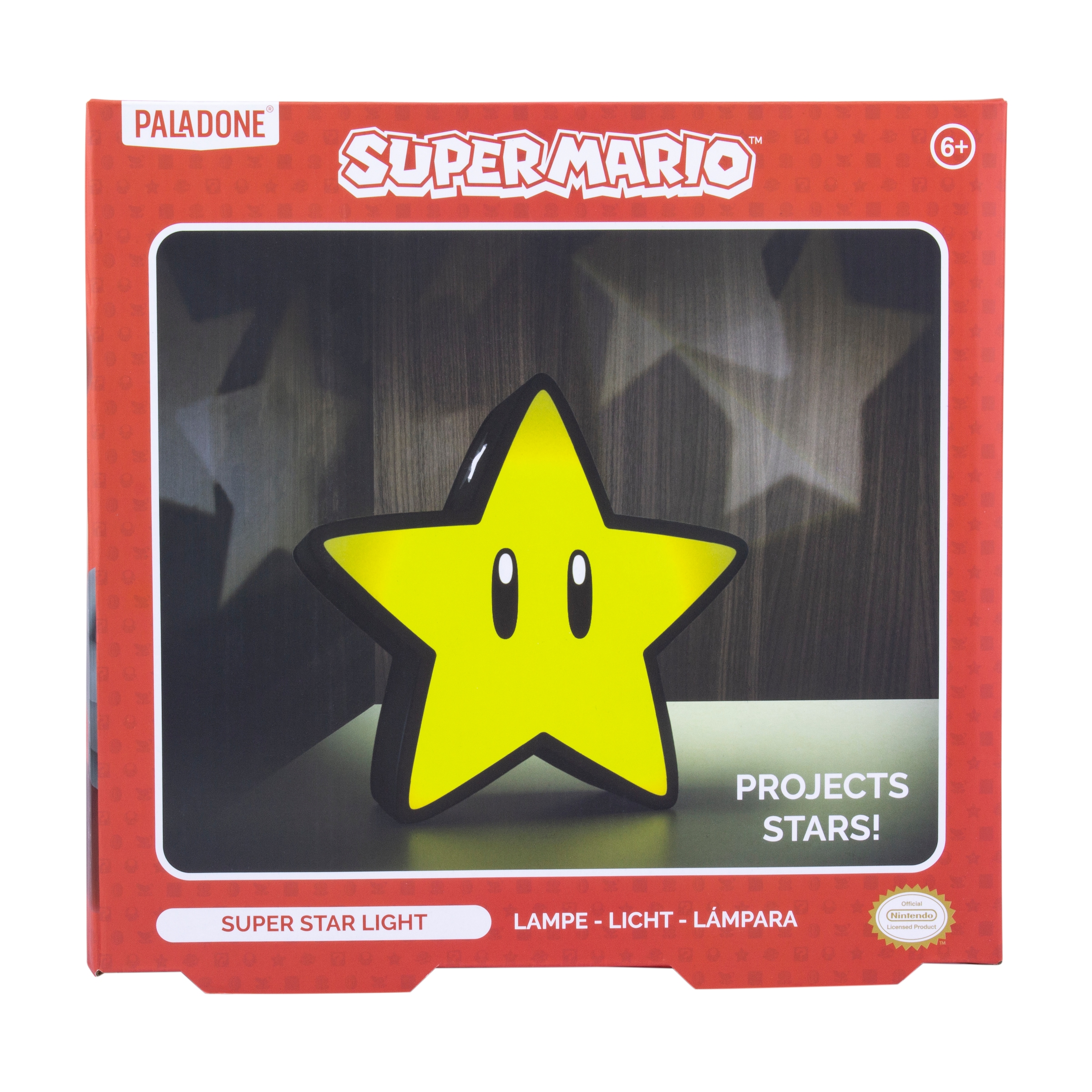 Leuchte« LED Dekolicht Mario »Super ♕ auf Paladone versandkostenfrei Stern
