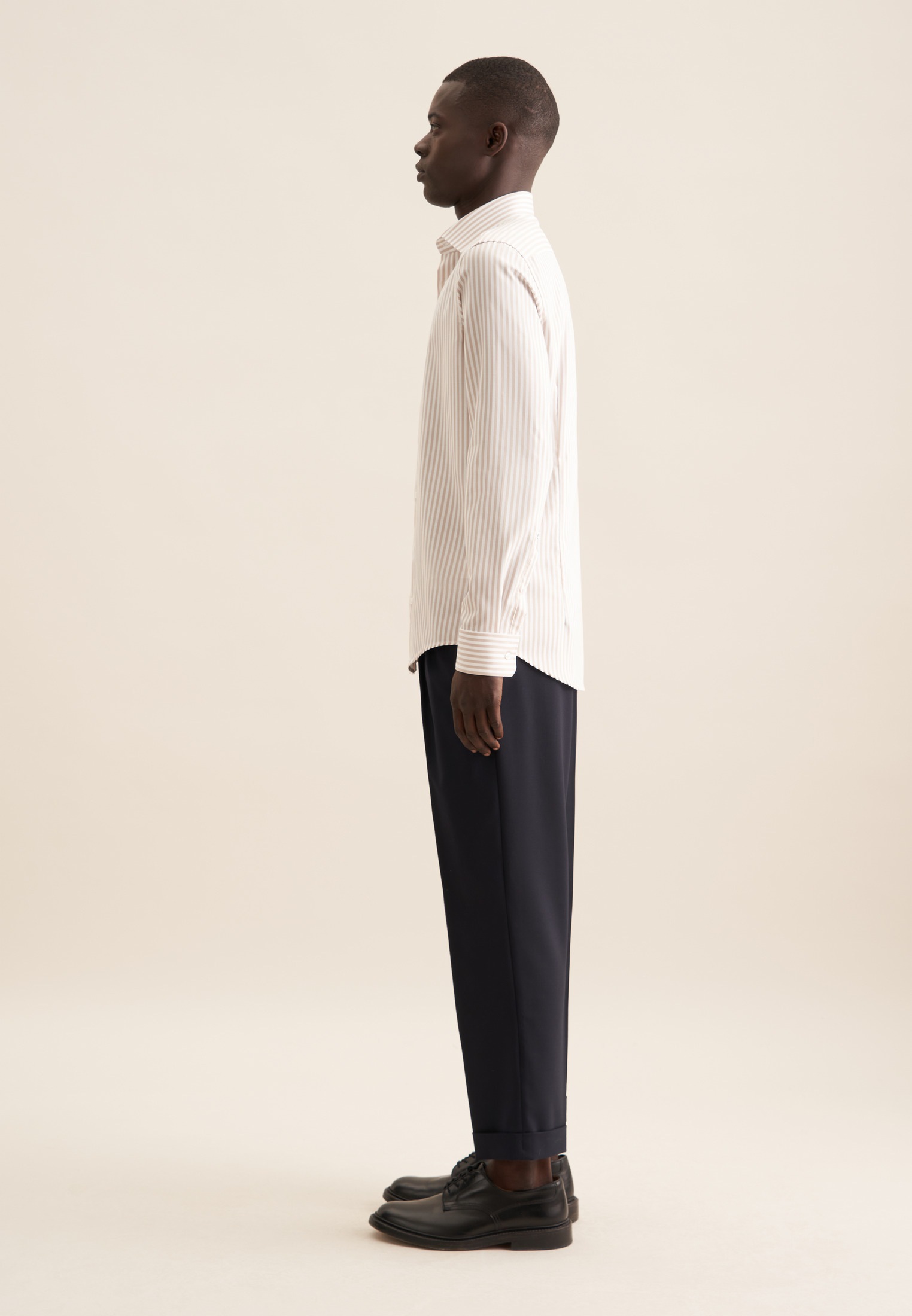 seidensticker Businesshemd »Schwarze Rose« Slim 1/1 Kentkragen Gestreift