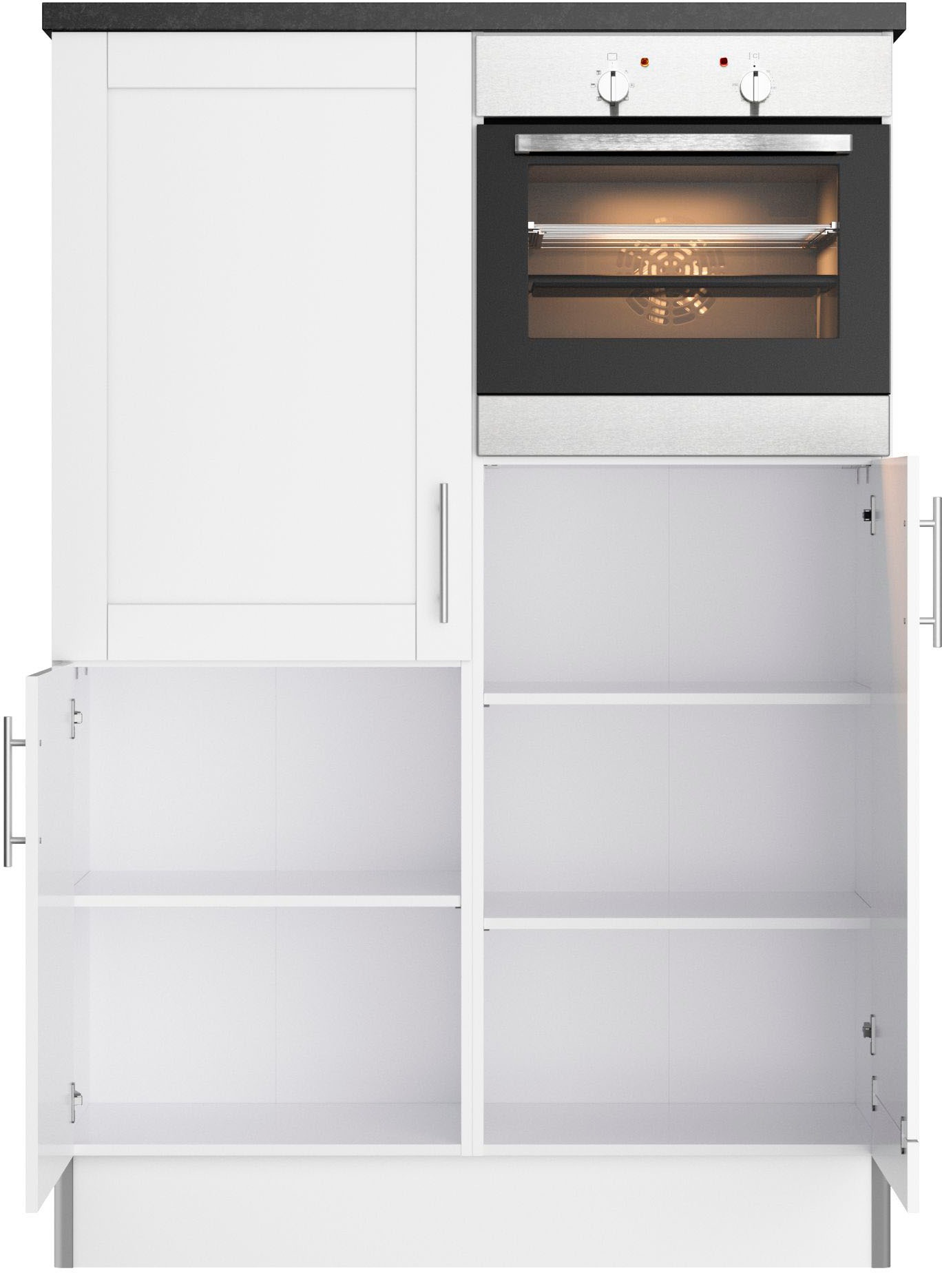 OPTIFIT Küche »Ahus«, Breite 120 cm,wahlweise mit E-Geräten,Soft-Close-Funktion