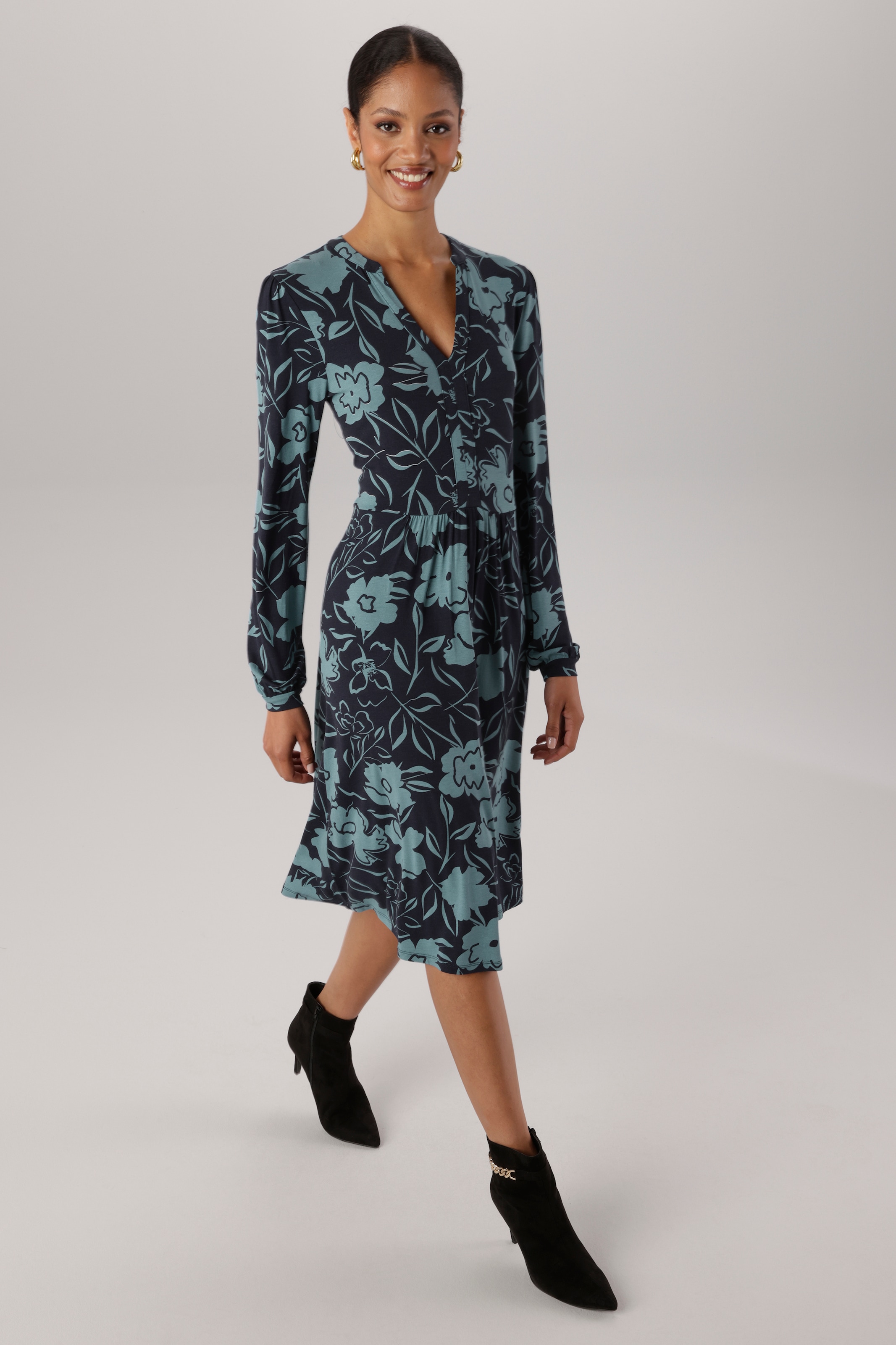 Aniston SELECTED Robe en jersey avec deux poches à prise - NOUVELLE COLLECTION
