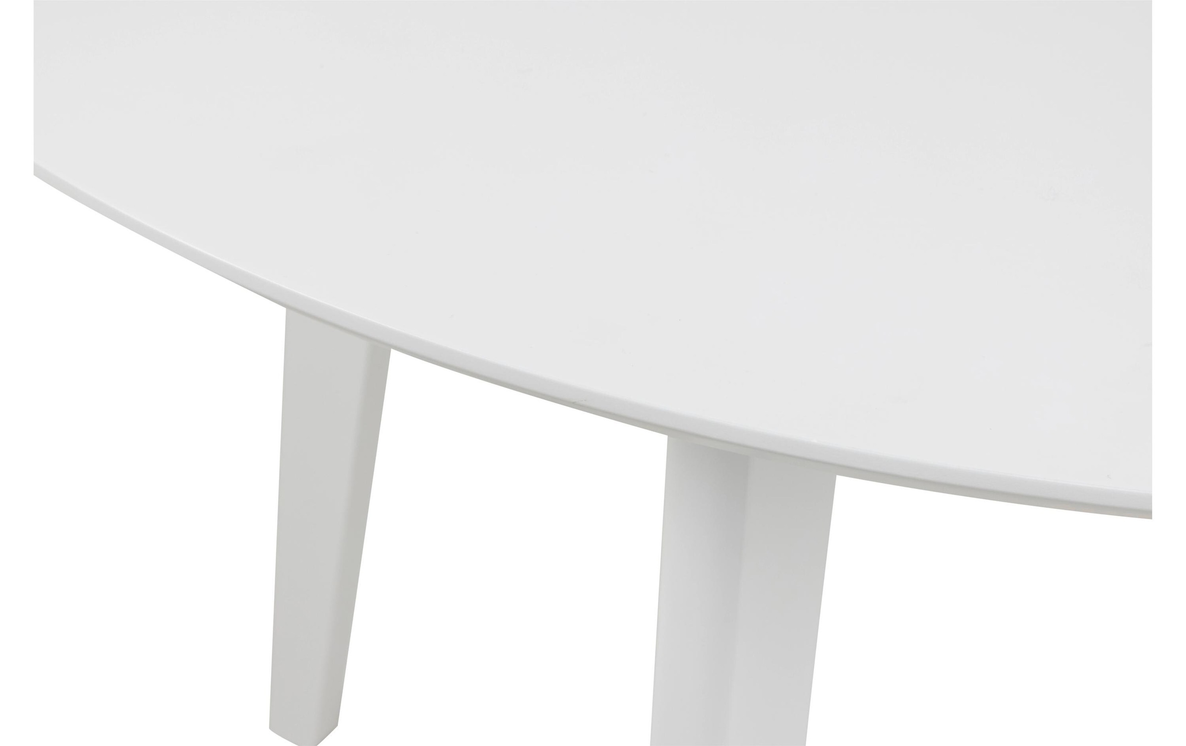 AC Design Esstisch »Roxby Ø 105 x 76 cm, Weiss«