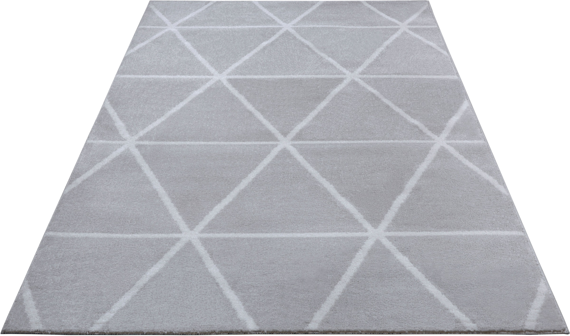 Image of Home affaire Frisé-Teppich »Joyce«, rechteckig, 13 mm Höhe, Kurzflor, Geometrisches Rauten Design, Scandi Look, Wohnzimmer, Schlafzimmer, Arbeitszimmer, Robust, Pflegeleicht bei Ackermann Versand Schweiz