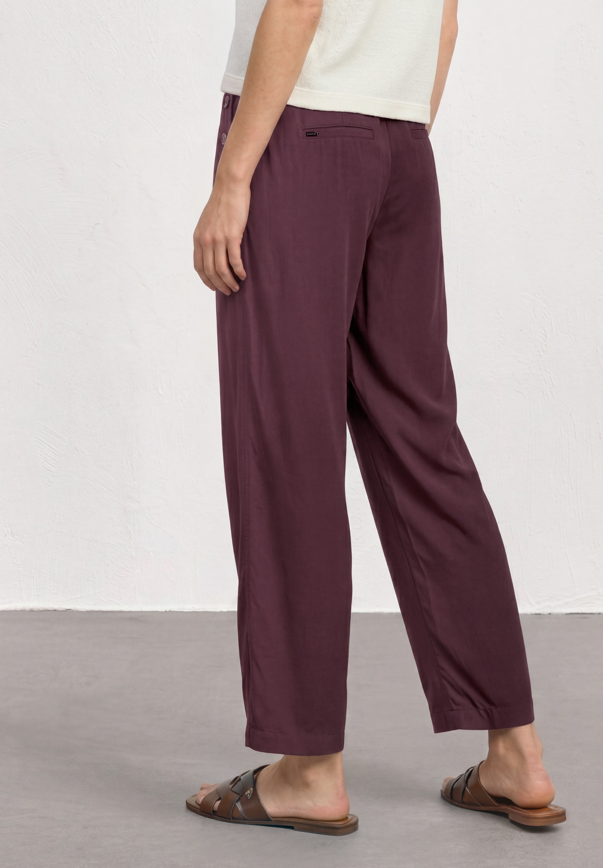 STREET ONE Stoffhose »Style Emee«  Sommerhose mit Gummizug im Loose Fit