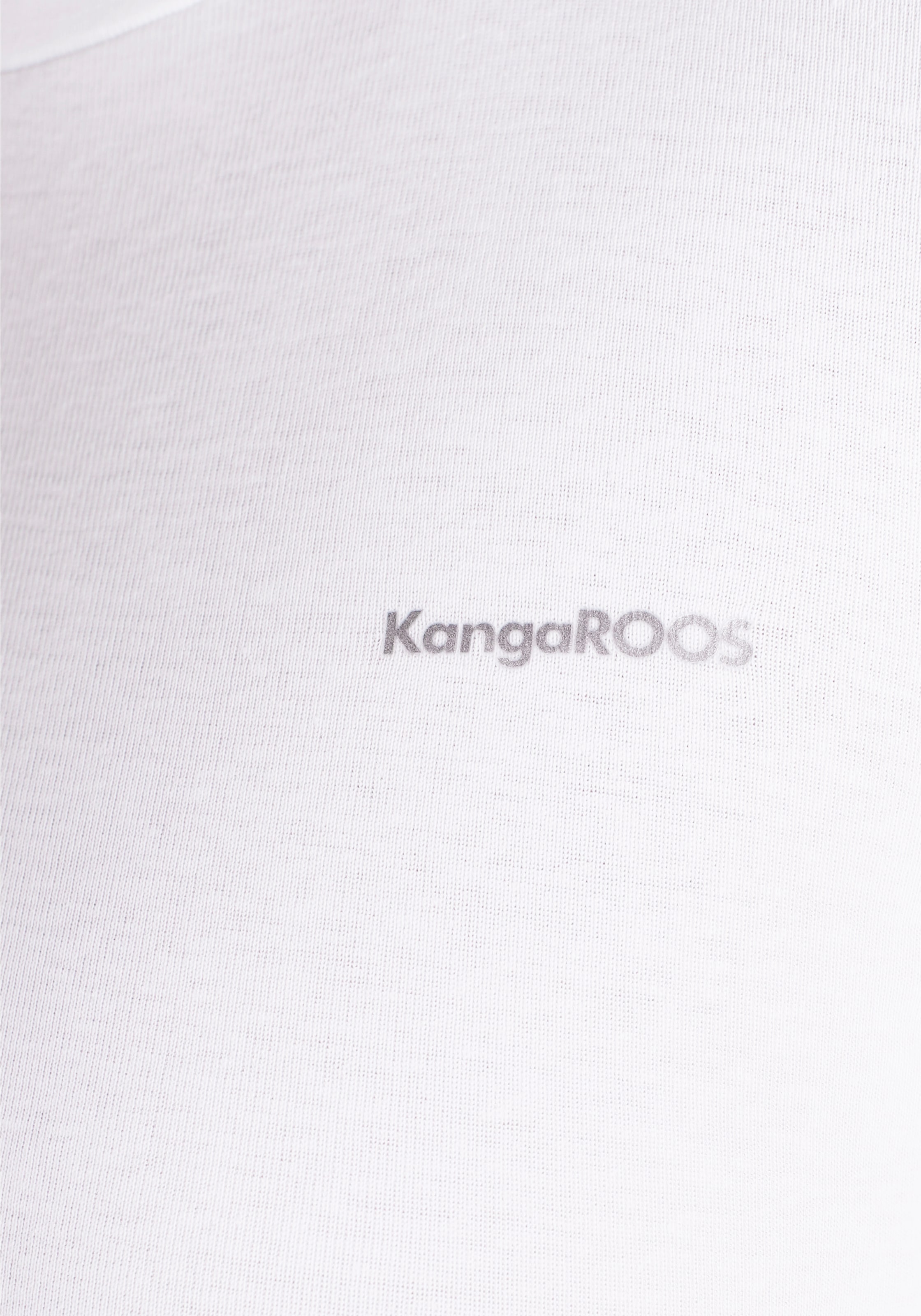 KangaROOS Longsleeve, mit Stehkragen & kontrastfarbenen Nähten - NEUE KOLLEKTION