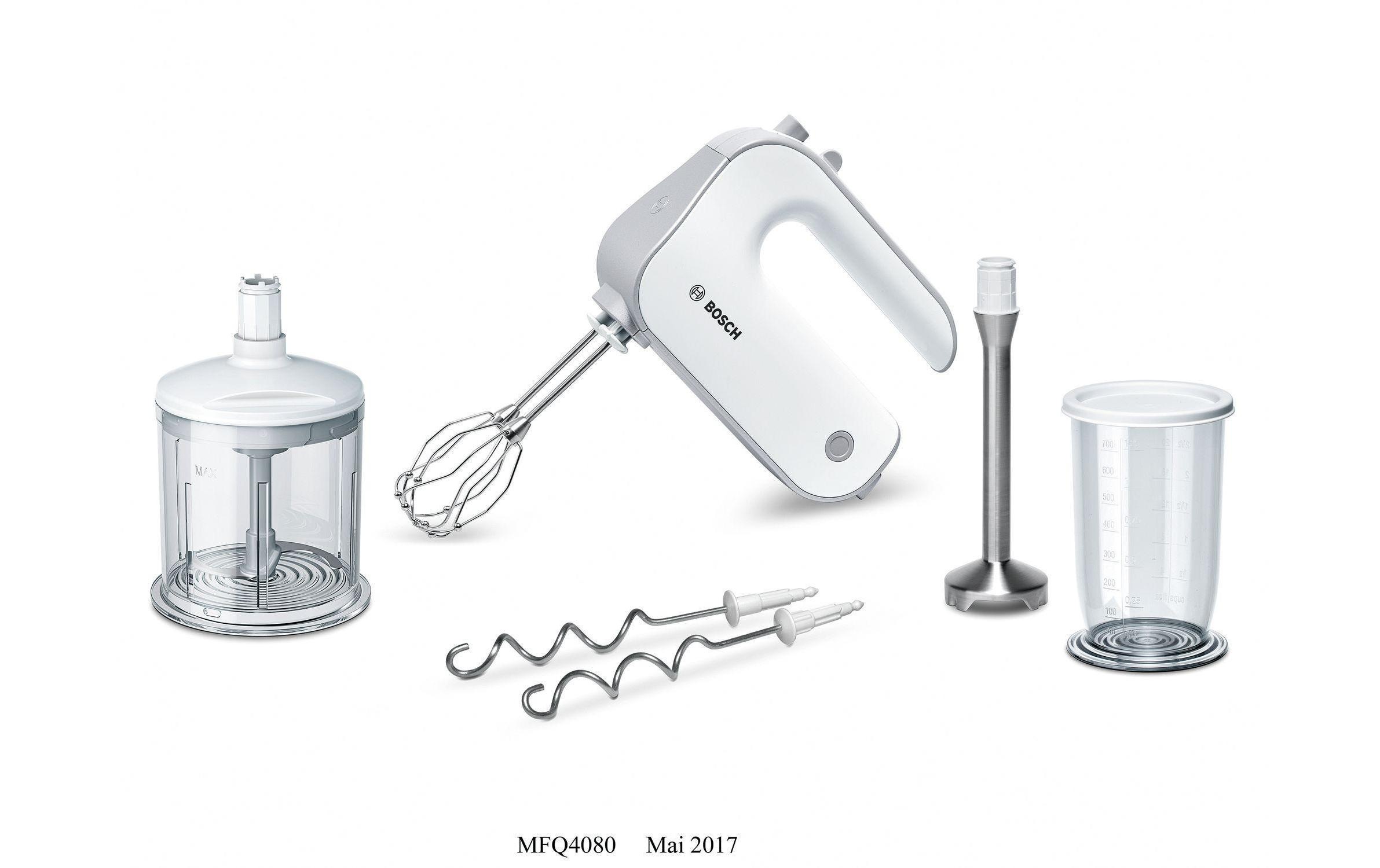 Image of BOSCH Handmixer "MFQ4080 Silber/Weis" 500 W