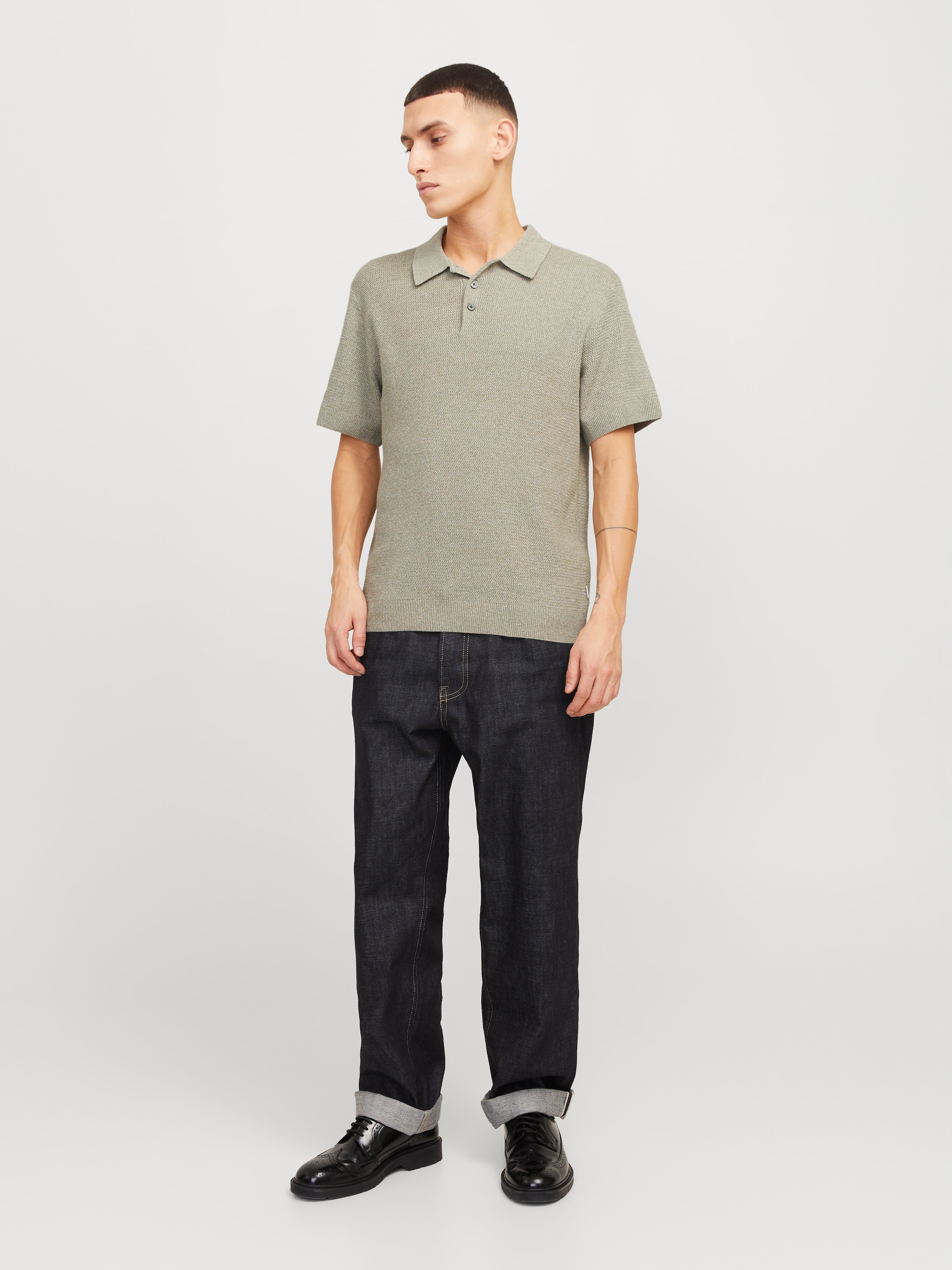 Jack & Jones Polokragenpullover »JPRCCCOOPER KNIT POLO SS SN«