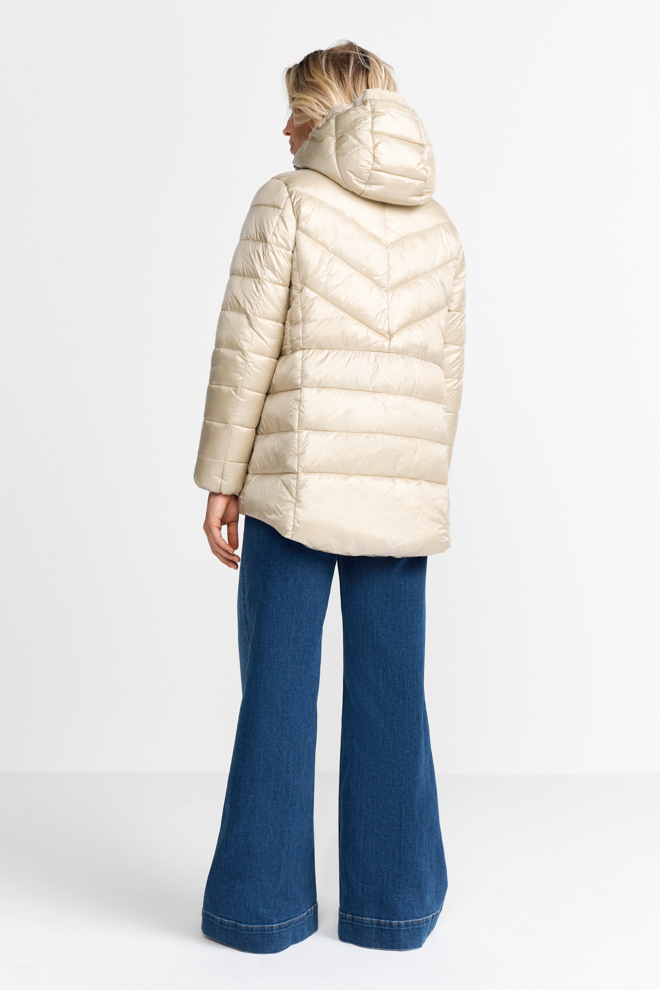 RICHROYAL Steppjacke, mit Kapuze, mit 2-Wege-Reissverschluss
