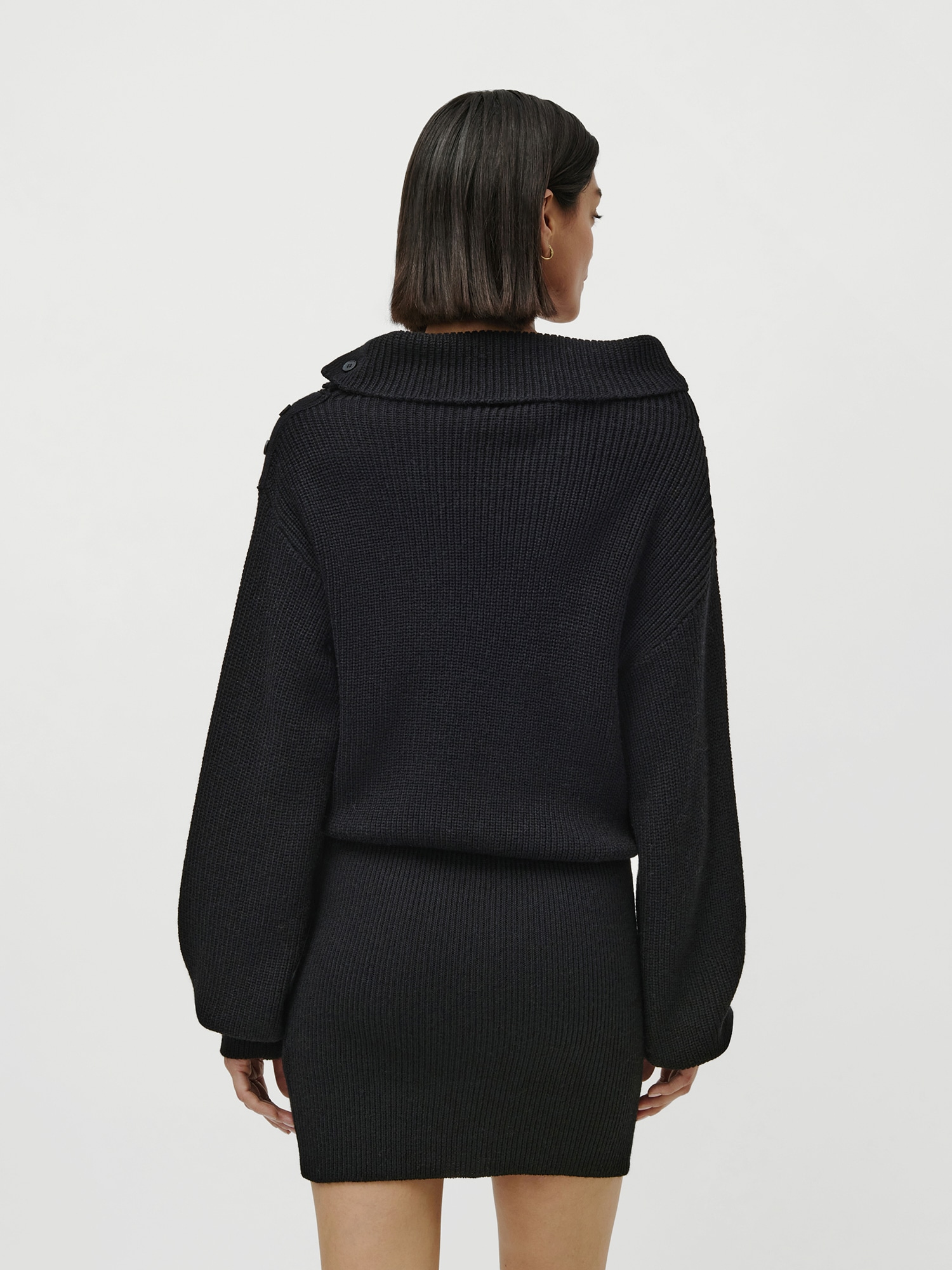 LeGer Mini-robe »Cara, LeGer by Lena Gercke« Sans poche Strickkleid, normale Passform