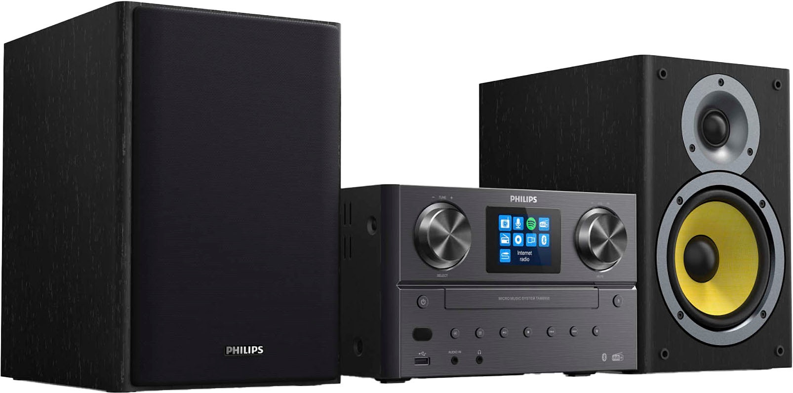Image of Philips Stereoanlage "TAM8905" (Bluetooth WLAN Digitalradio (DAB+) FM-Tuner Internetradio 100 W)