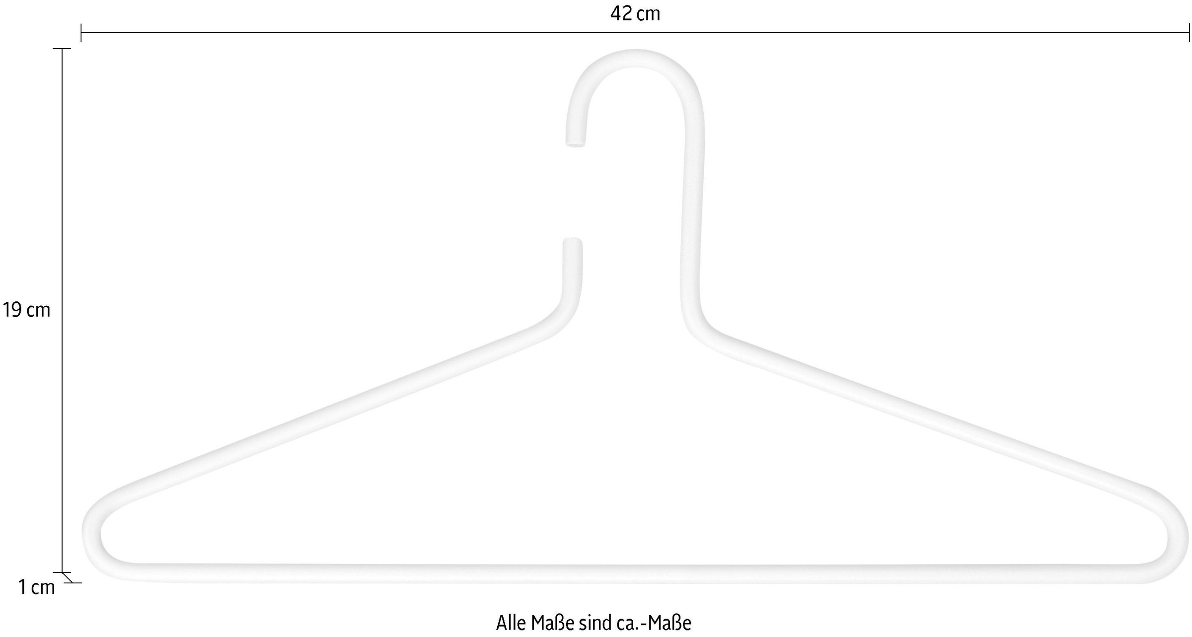 Spinder Design Cintre à vêtements »SENZA« métal, design élégant