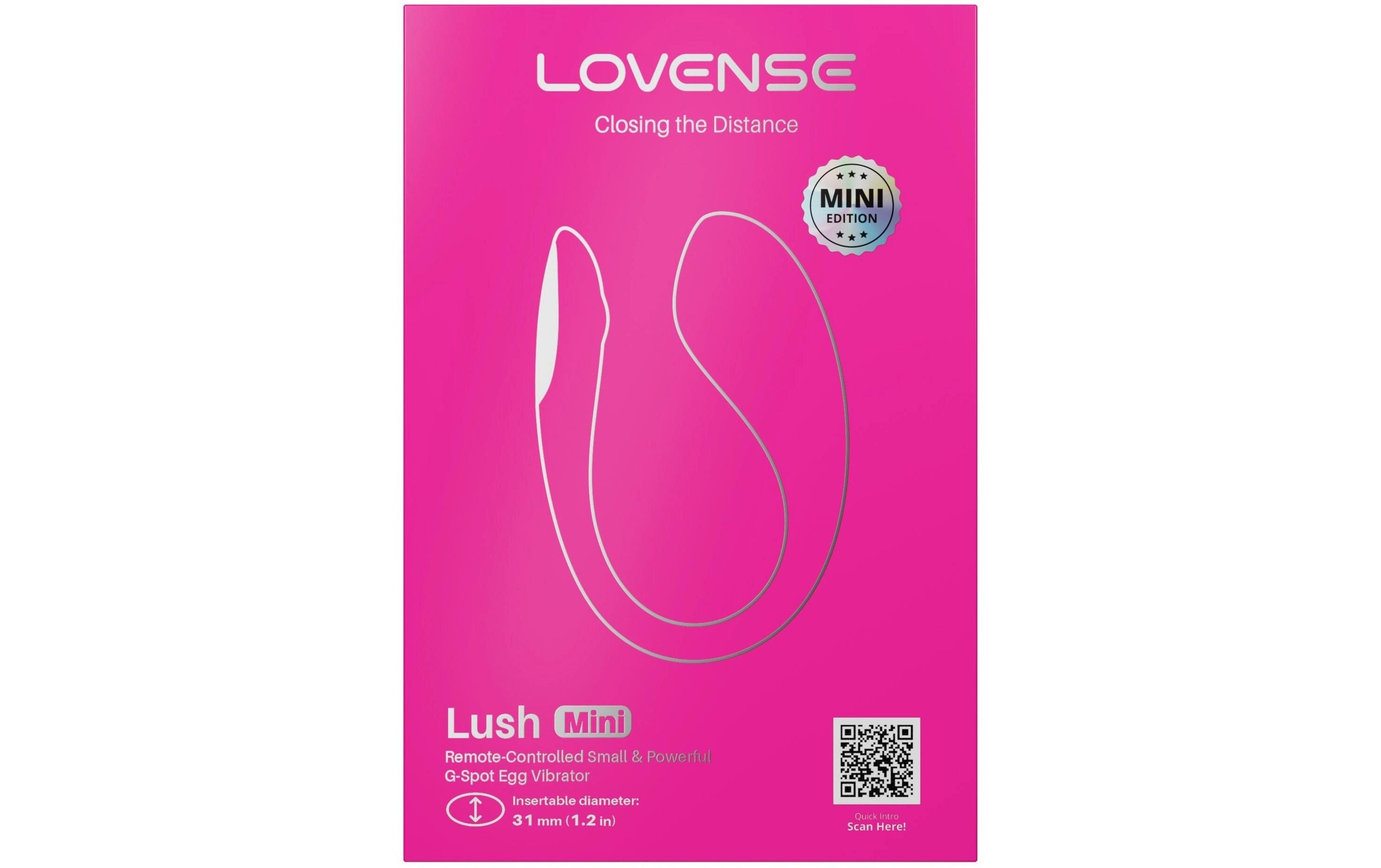   Vibrator »Lovense Ei Lush Mini« Mini-Vibro-Ei kompakt und ergonomisch gestaltet