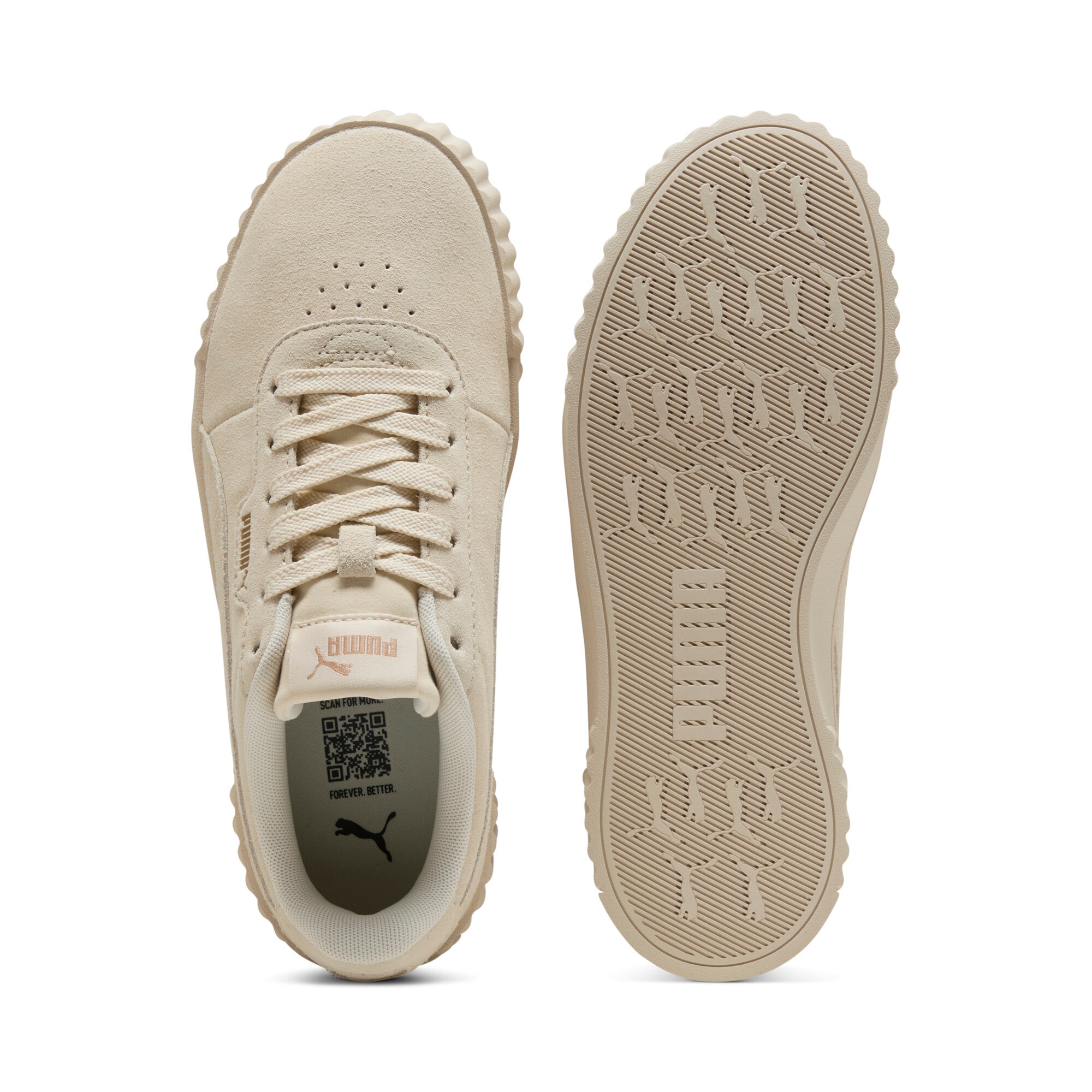 PUMA Sneaker »CARINA 3.0 SD«  aus Wildleder, mit SOFTFOAM+ Einlegesohle, mit Schnürung