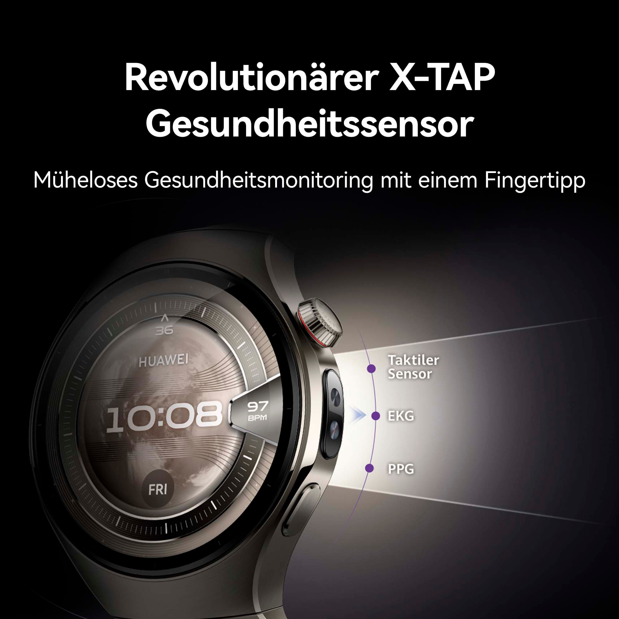Huawei Smartwatch »WATCH 5 42mm«(/ 1,38 ″) Harmony OS