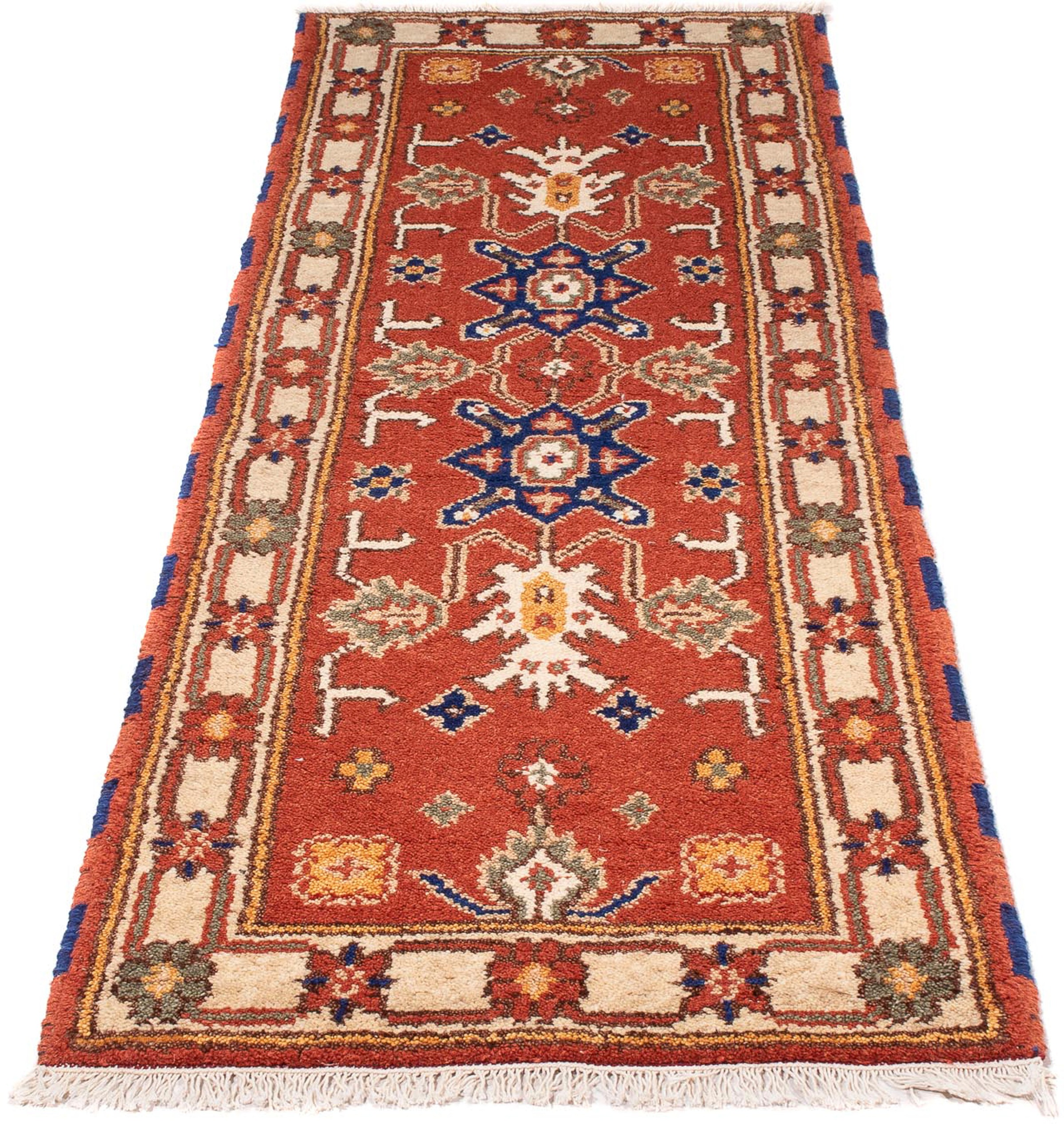 Image of morgenland Orientteppich »Orient - 199 x 62 cm - rost«, rechteckig, 9 mm Höhe, Wohnzimmer, Handgeknüpft, Einzelstück mit Zertifikat bei Ackermann Versand Schweiz