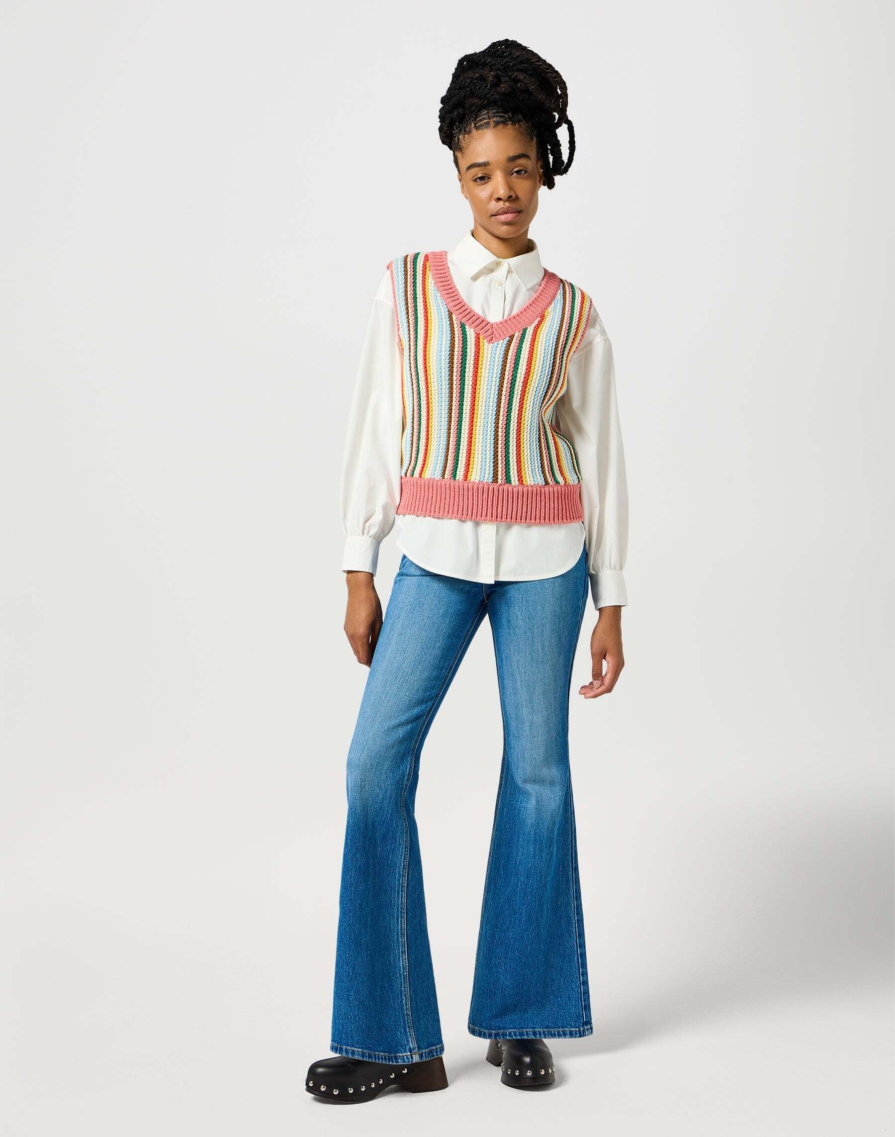 Wrangler Kurzarmbluse »Wrangler Langarmhemd Cool Girl Shirt«