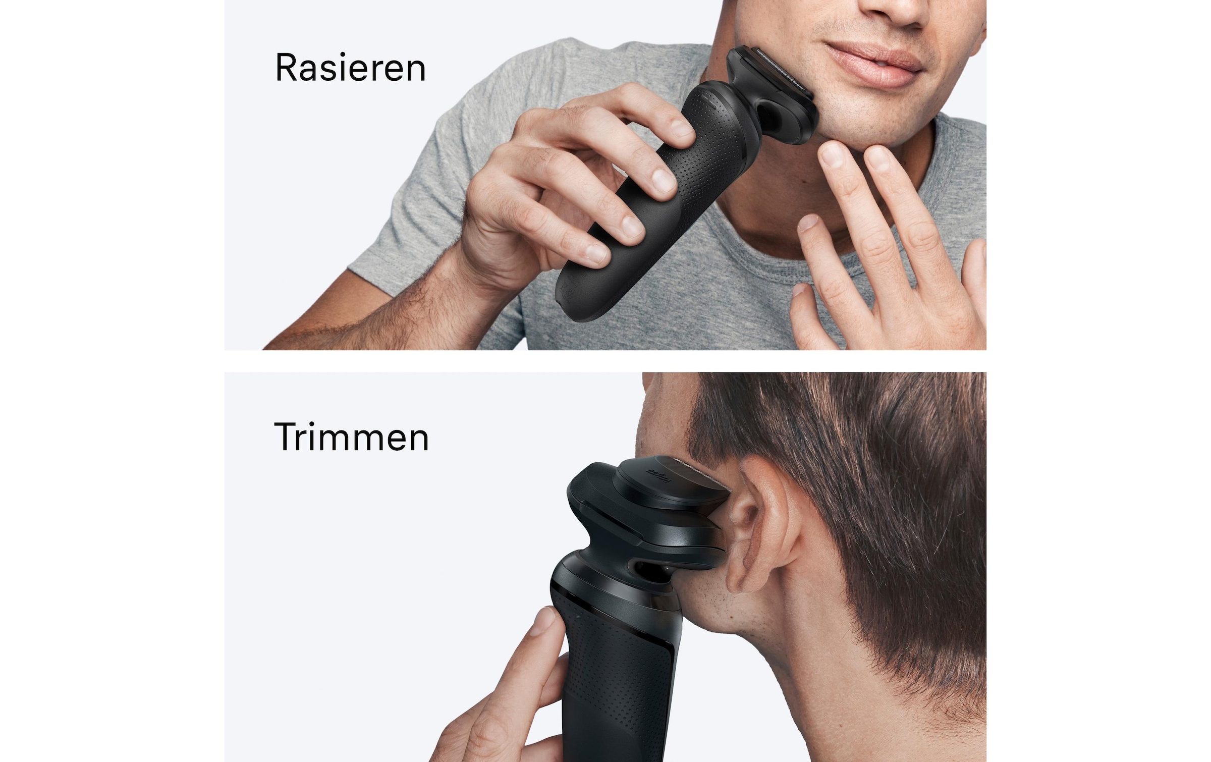 Braun Rasoirs électriques »Series 5 52-N1200s« 1 cuis Aufsätze 100% wasserdicht, Präzisionstrimmer-Aufsatz, Bis zu 50 Min