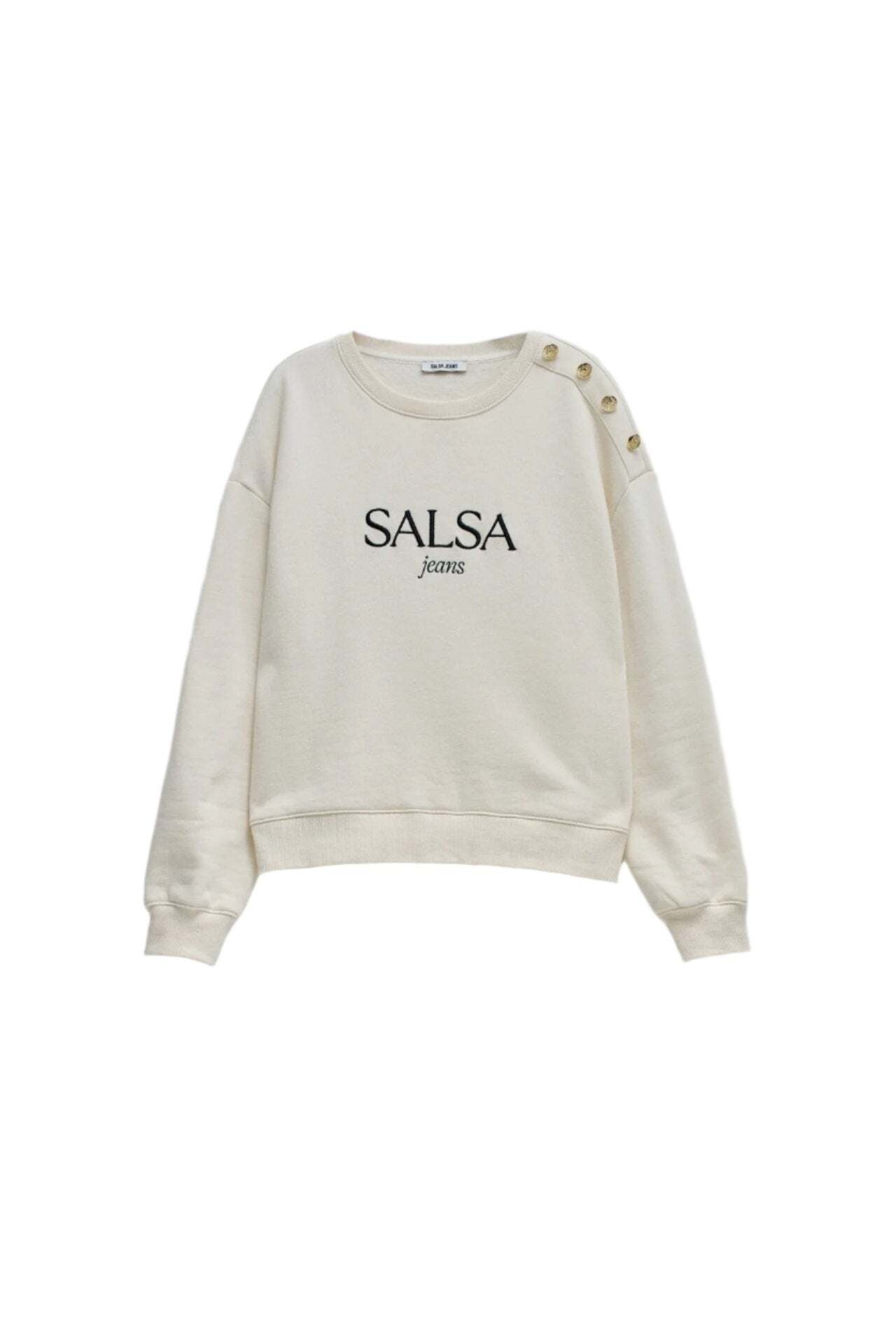 Image of Salsa Sweatshirt "Salsa Jeans Sweatshirt Branding Sweater"