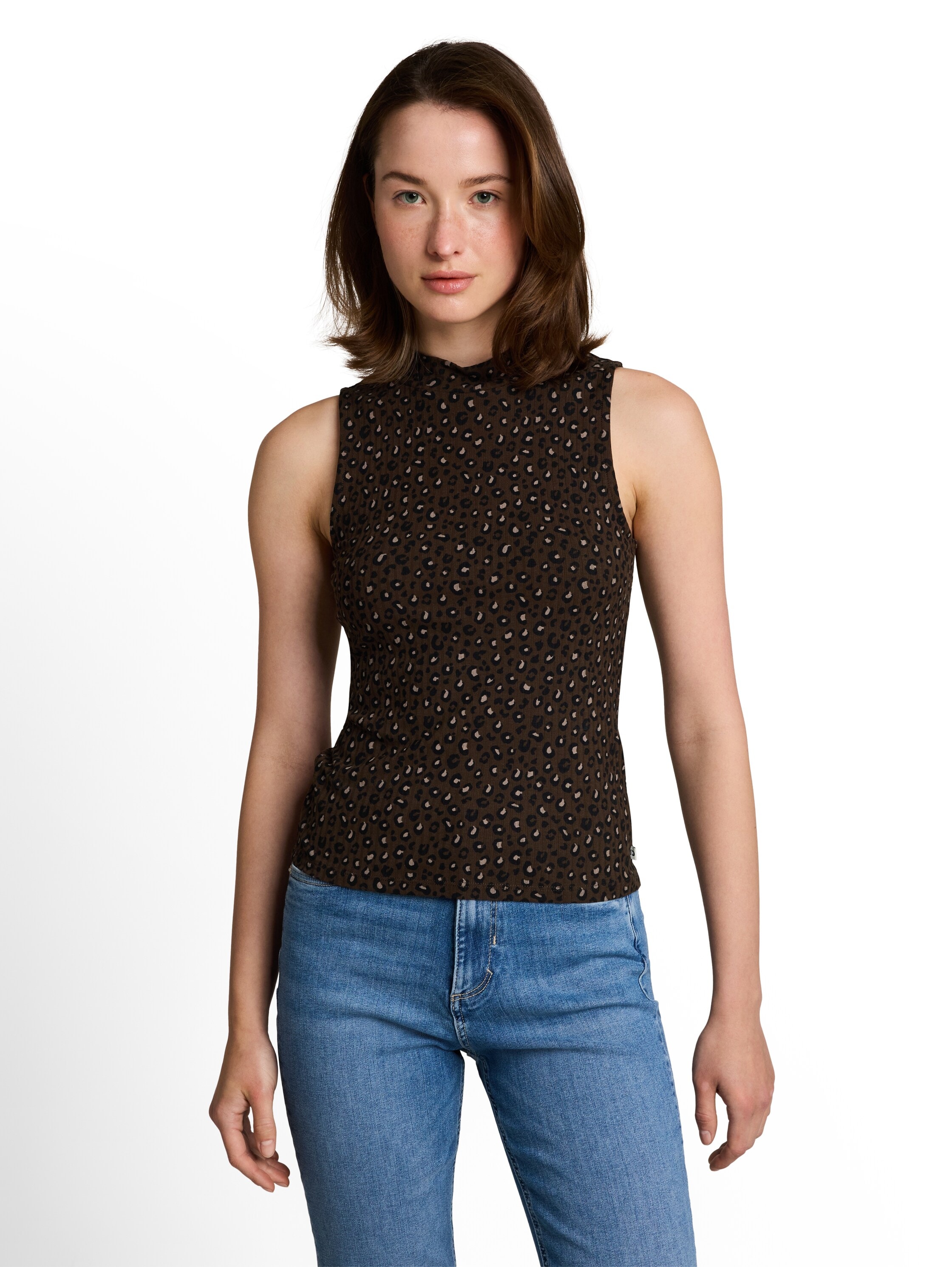Image of TOM TAILOR Denim T-Shirt mit Rippstruktur
