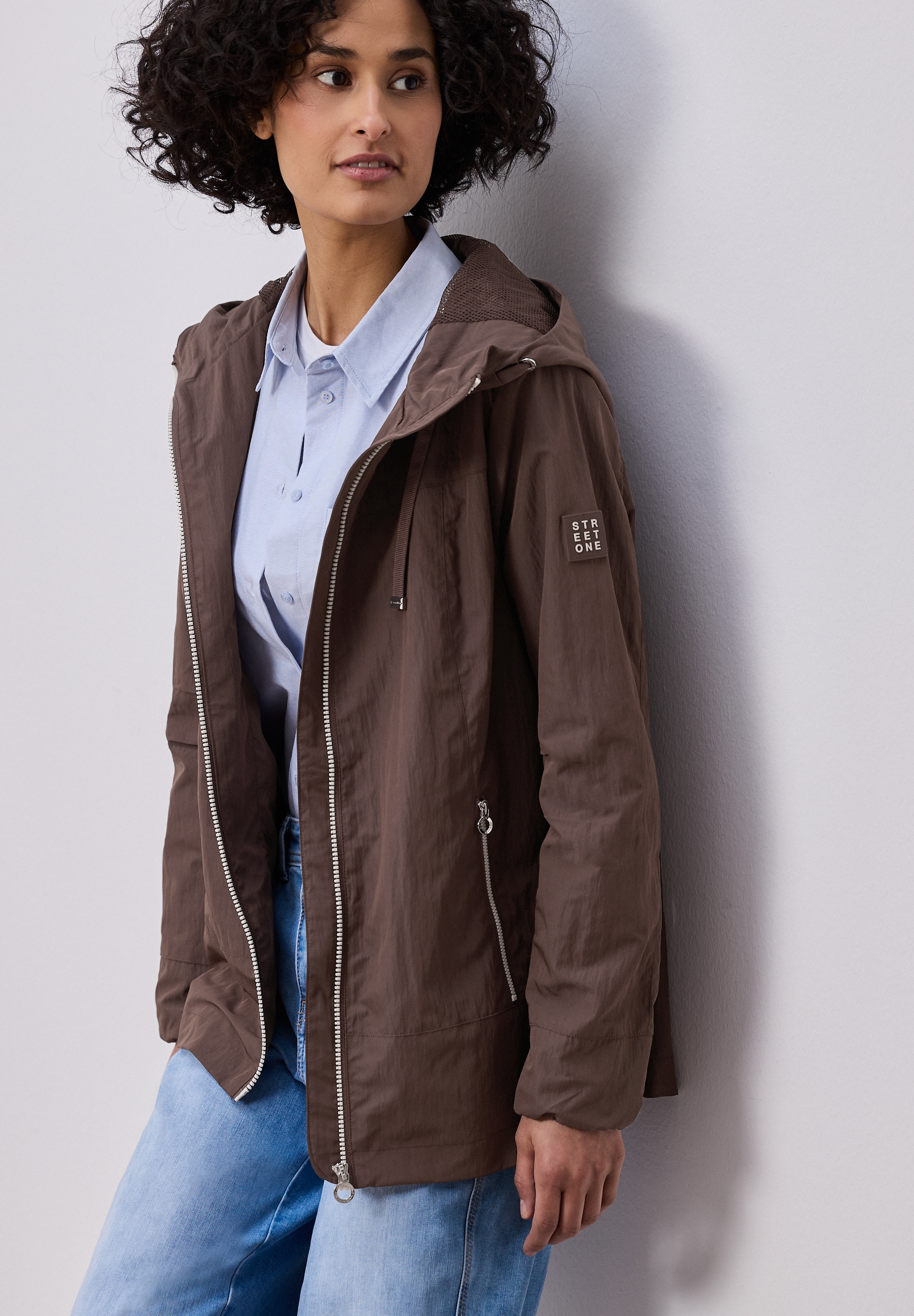 Image of STREET ONE Kurzjacke mit Kapuze mit Kapuze