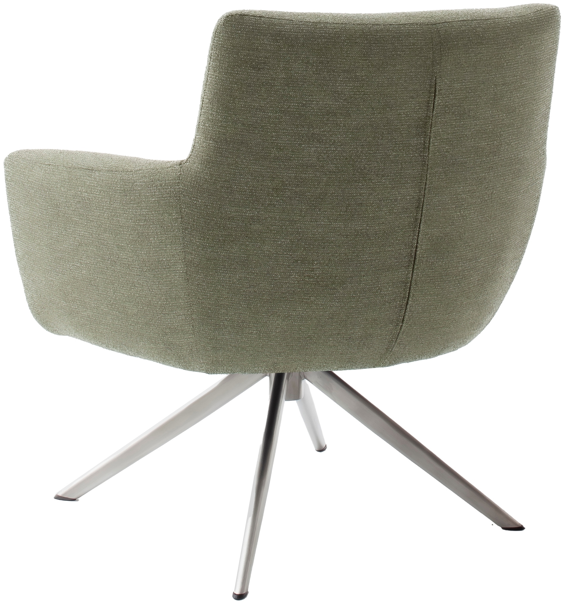 MCA furniture 4-Fussstuhl »WILSON Esszimmerstuhl, Armlehnstuhl, Polsterstuhl, modern«, (Set), 1 St., Flachgewebe, Stuhl, Armlehnenstuhl, drehbar, Taschenfederkern, belastbar 160 kg,XXL