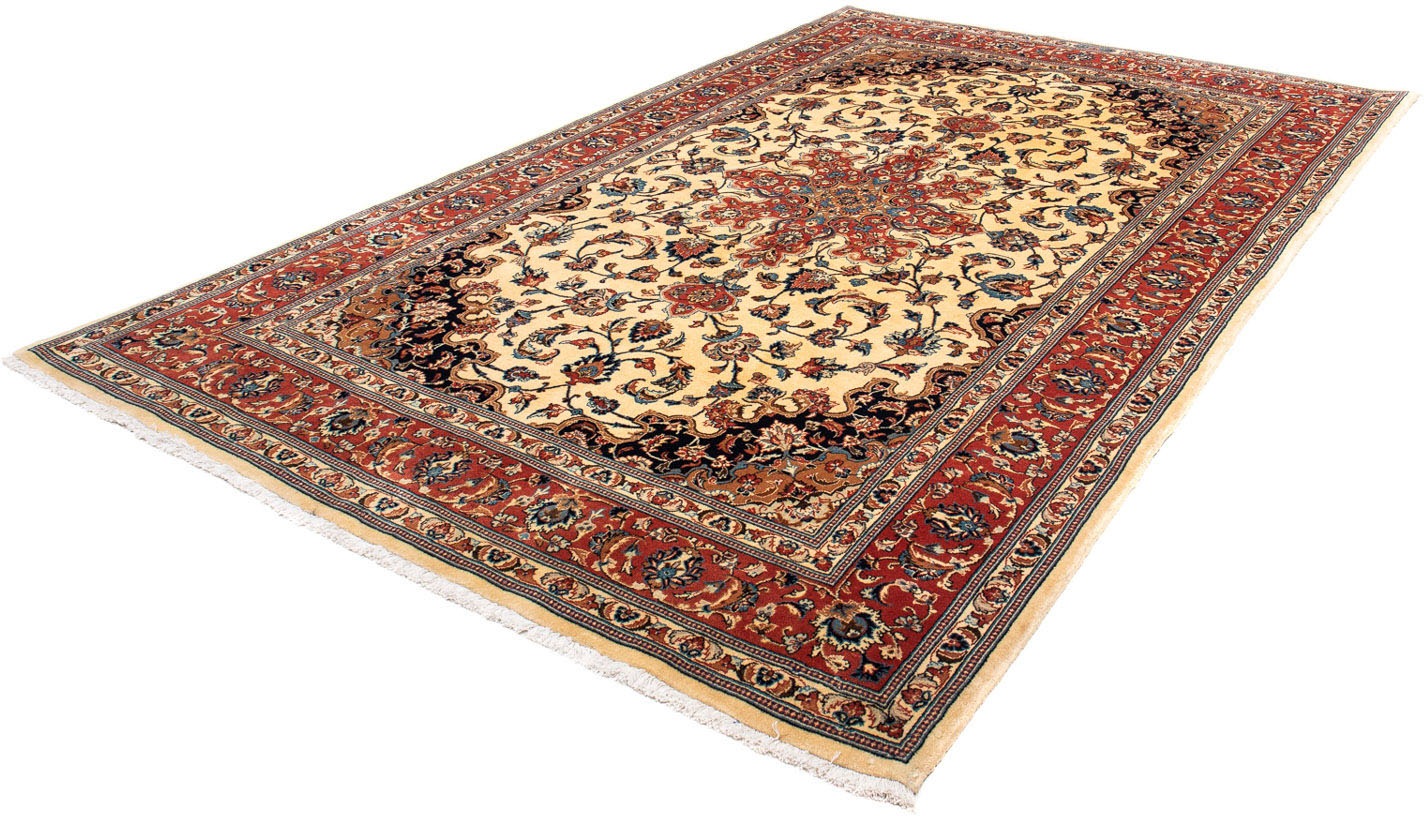 Image of morgenland Orientteppich »Perser - Royal - 328 x 200 cm - beige«, rechteckig, 10 mm Höhe, Wohnzimmer, Handgeknüpft, Einzelstück mit Zertifikat bei Ackermann Versand Schweiz