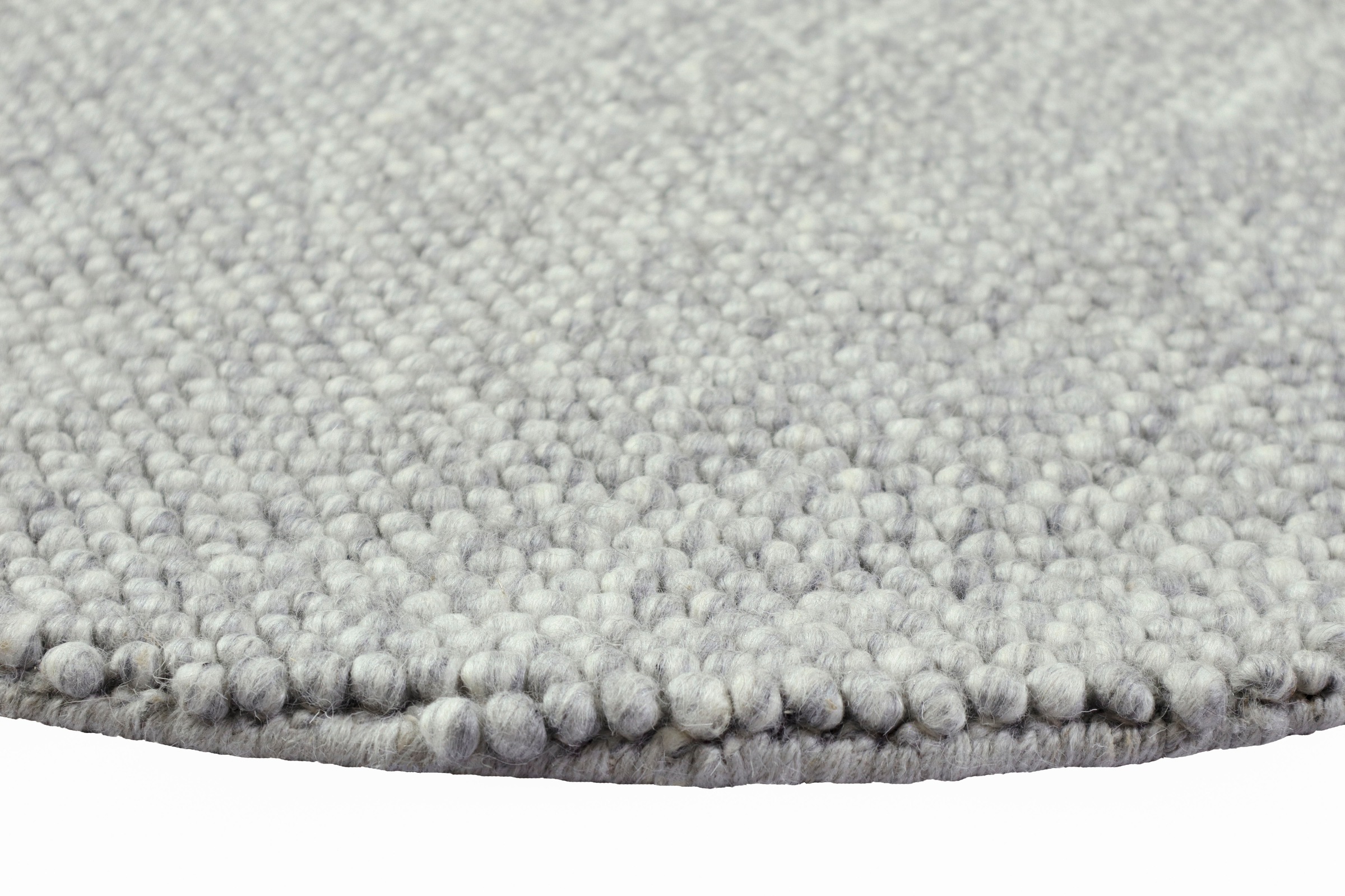 LeGer Home by Lena Gercke Teppich »Ainhoa, handgewebt, Wolle«, rund, 12 mm Höhe, Handweb Teppich, Wohnzimmer, Schlafzimmer, Esszimmer