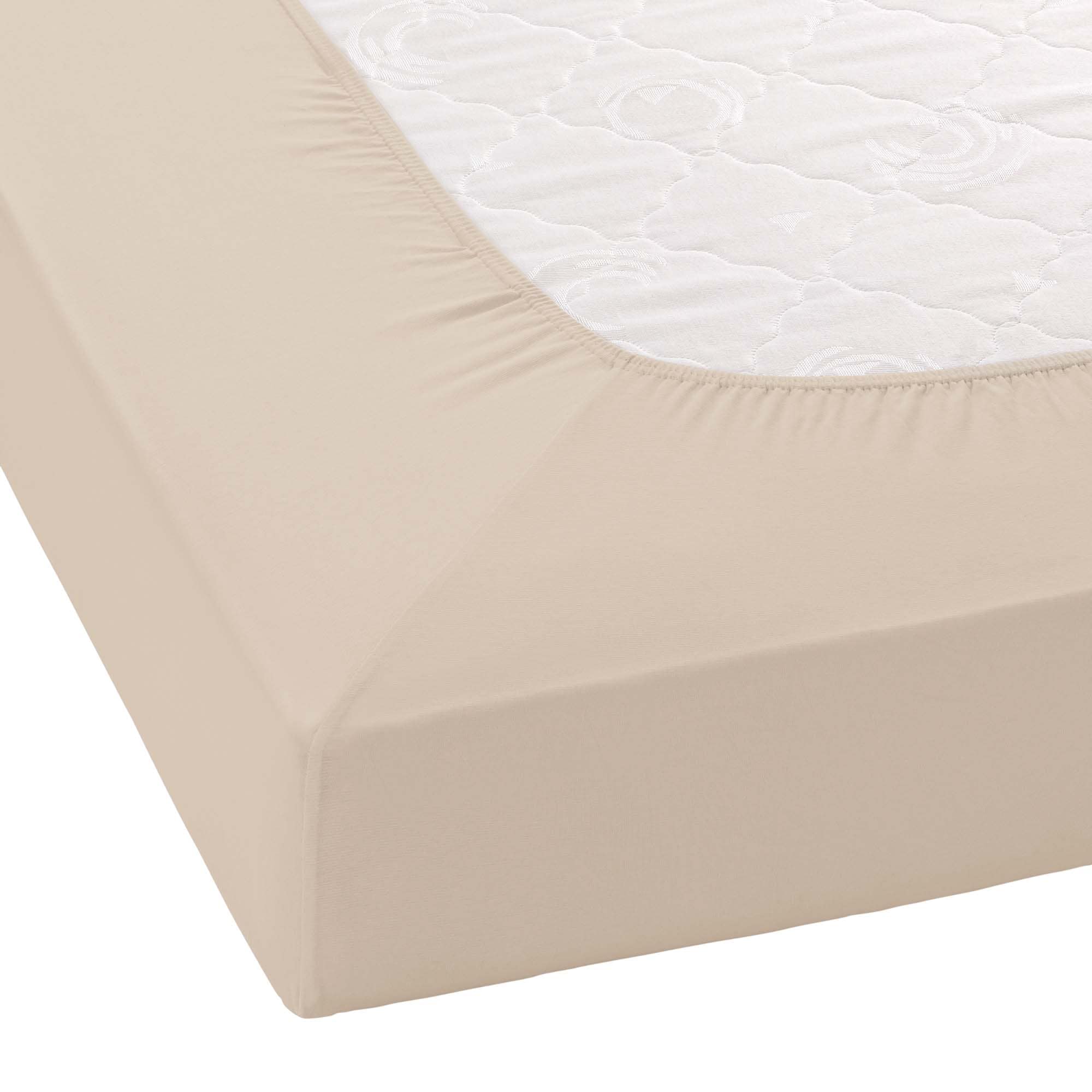 Janine Spannbettlaken »MAKO-FEINJERSEY 5007« aus 100% Baumwolle, für Matratzen bis 26 cm Höhe