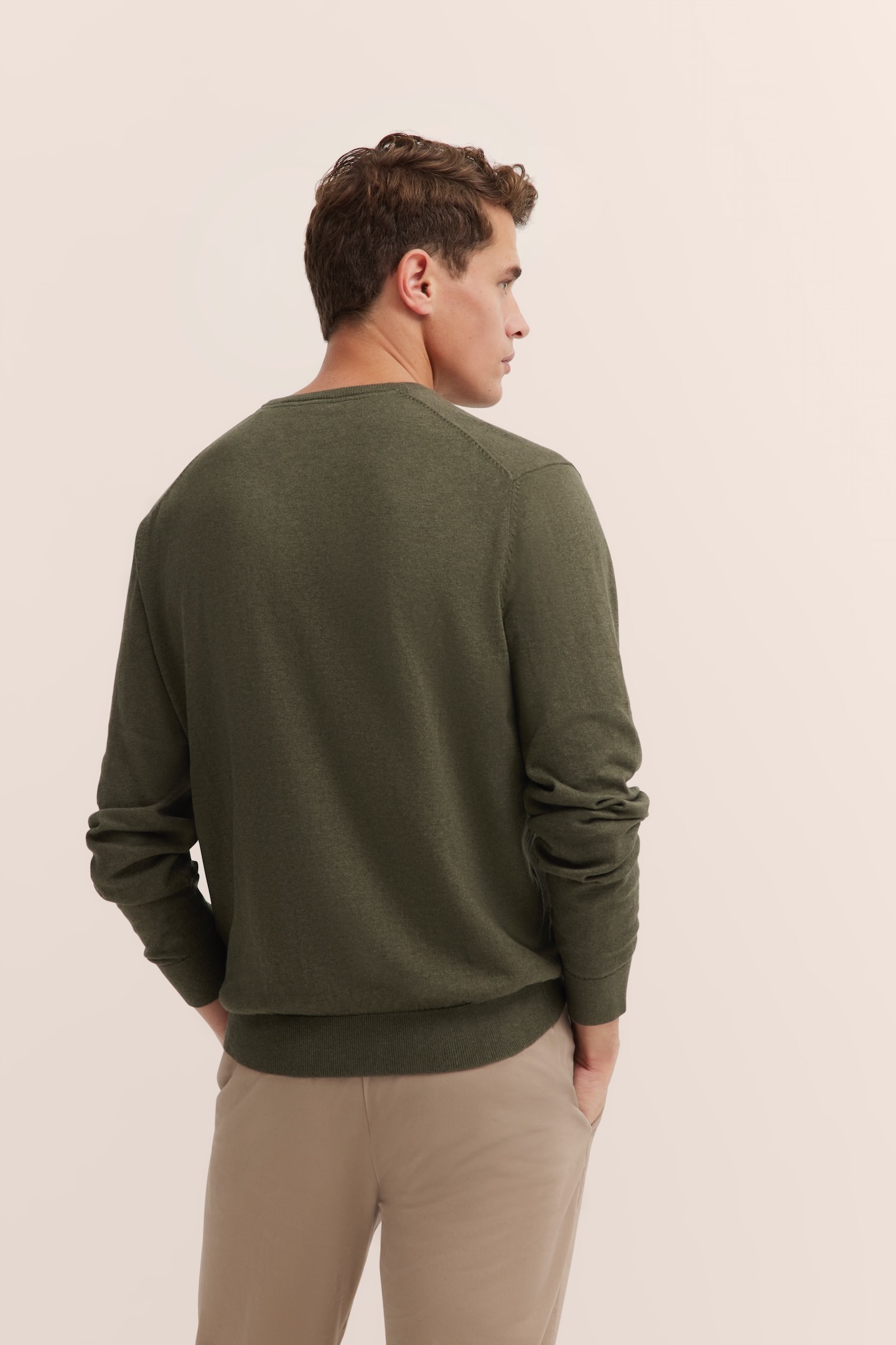 bugatti V-Ausschnitt-Pullover mit V-Ausschnitt