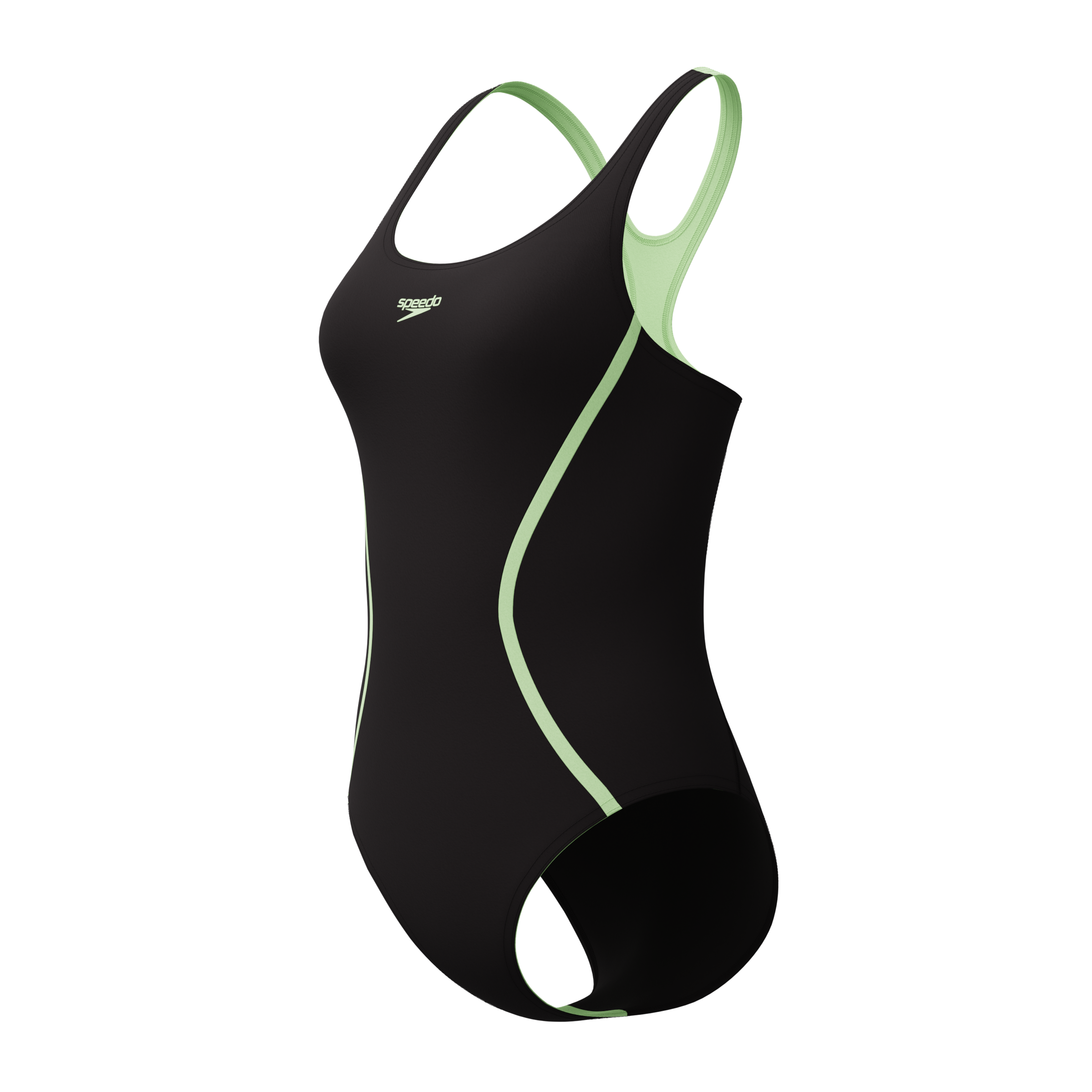 Speedo Badeanzug »SOLID SPLICE MEDALIST 1PC BLU/DKBLU«