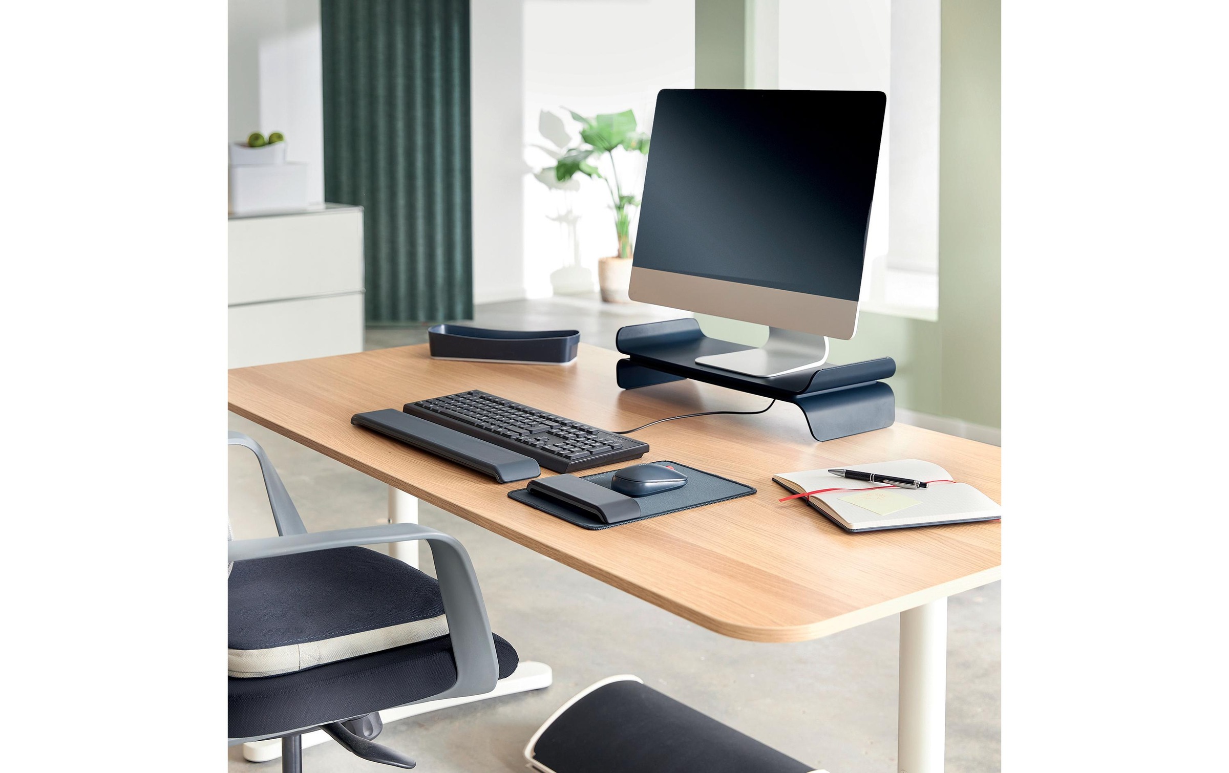 LEITZ Coussin d'équilibre »Ergo Active mit Stoffbezug«