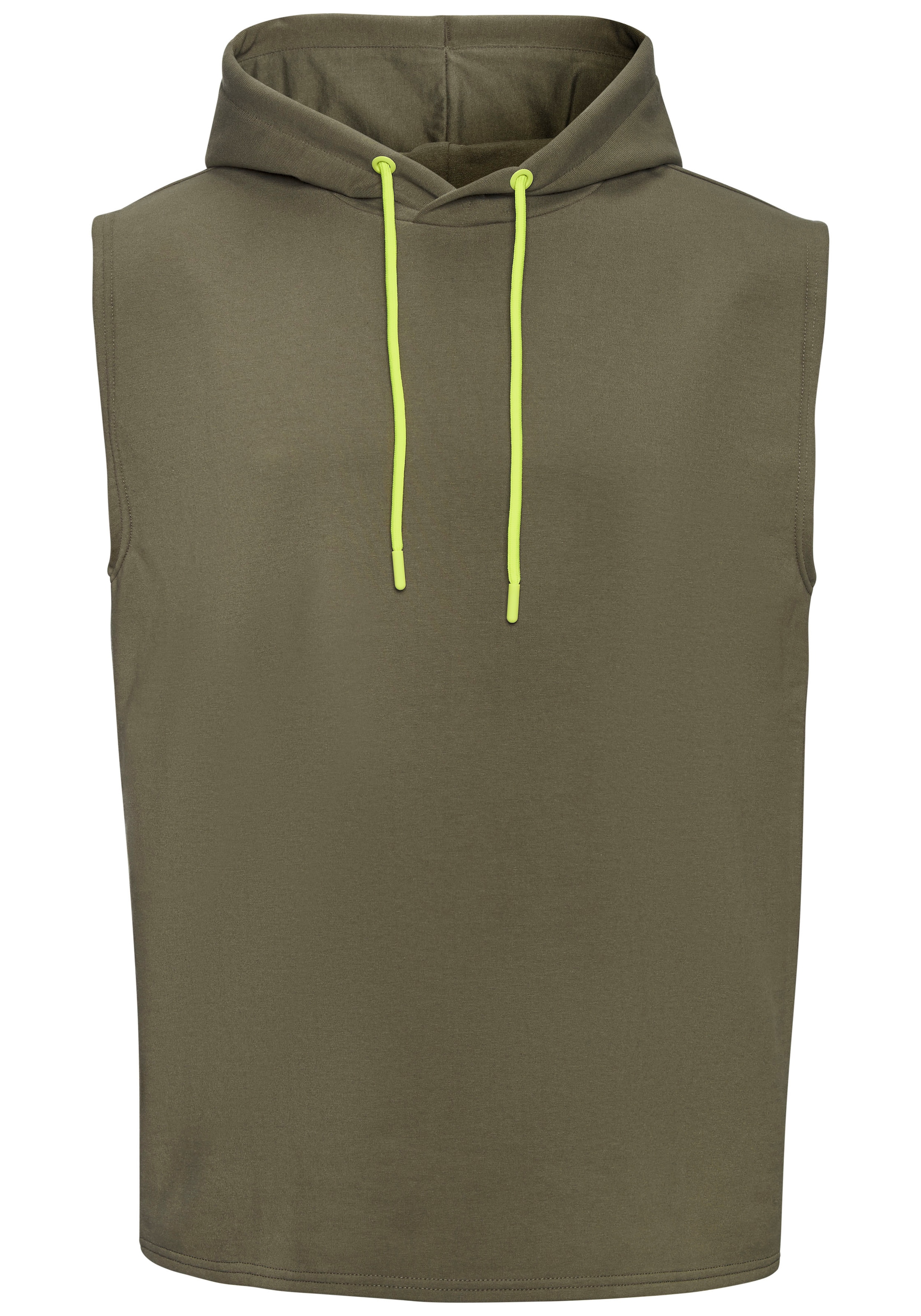 Le Jogger Performance Kapuzensweatshirt , ohne Ärmel und mit kontrastfarbenen Details
