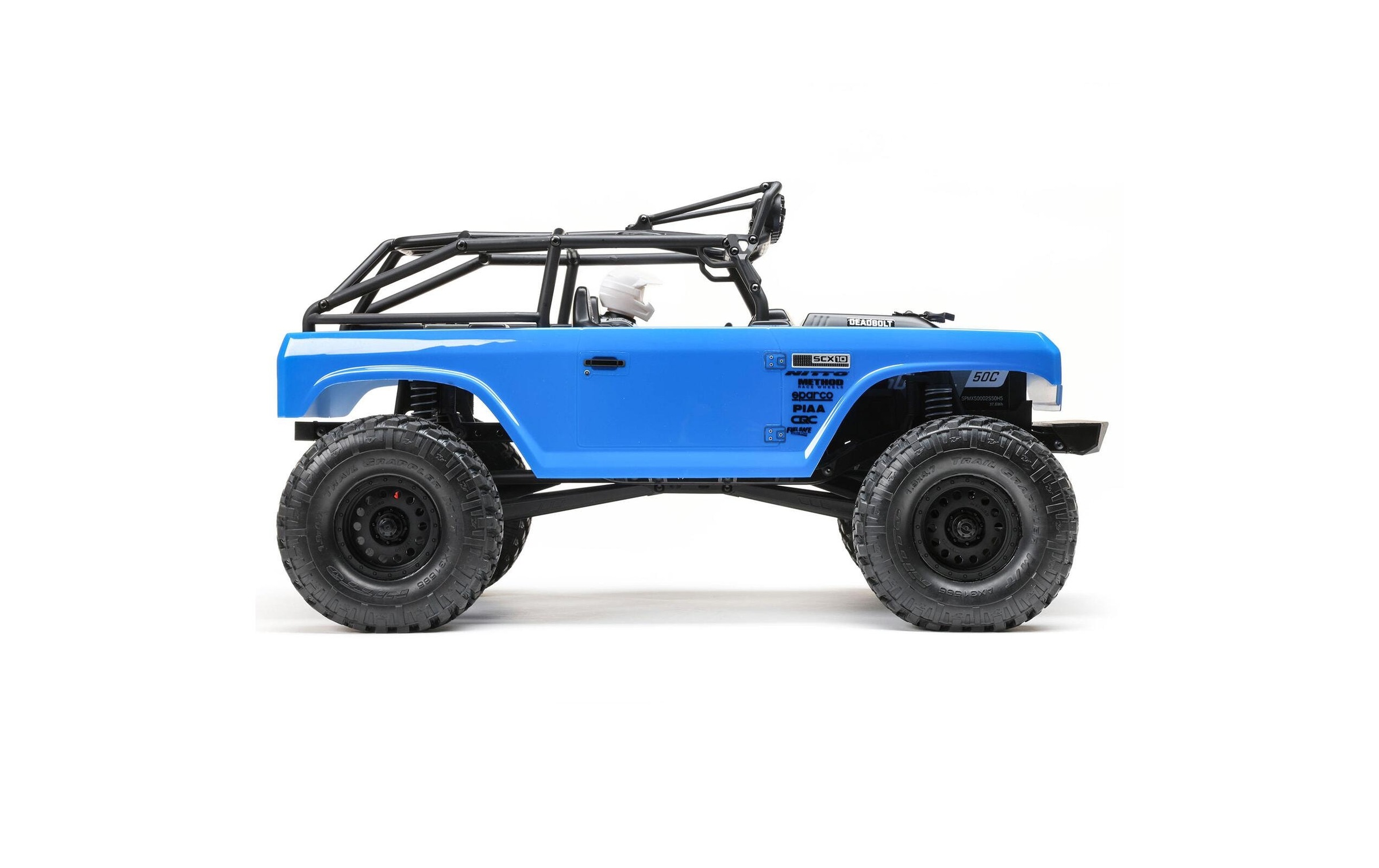 RC-Buggy »Axial SCX10 II Deadbolt, Blau ARTR,«, Lackiert