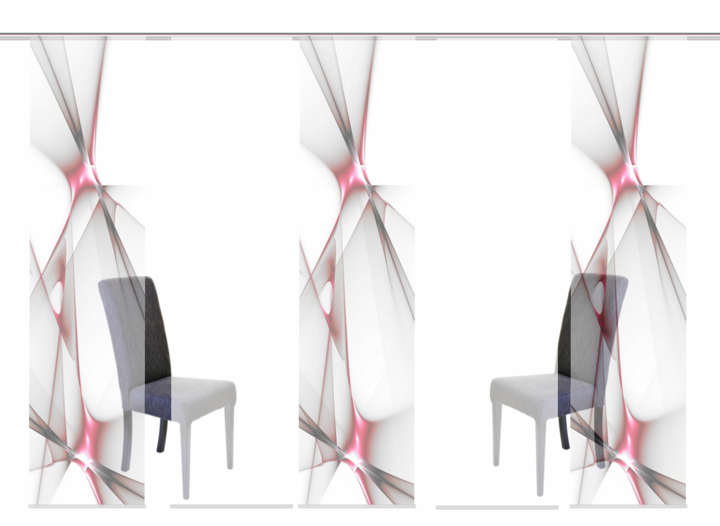 Image of HOME WOHNIDEEN Schiebegardine »KINGFIELD«, (5 St.), HxB: 245x60, inkl. Befestigungszubehör bei Ackermann Versand Schweiz