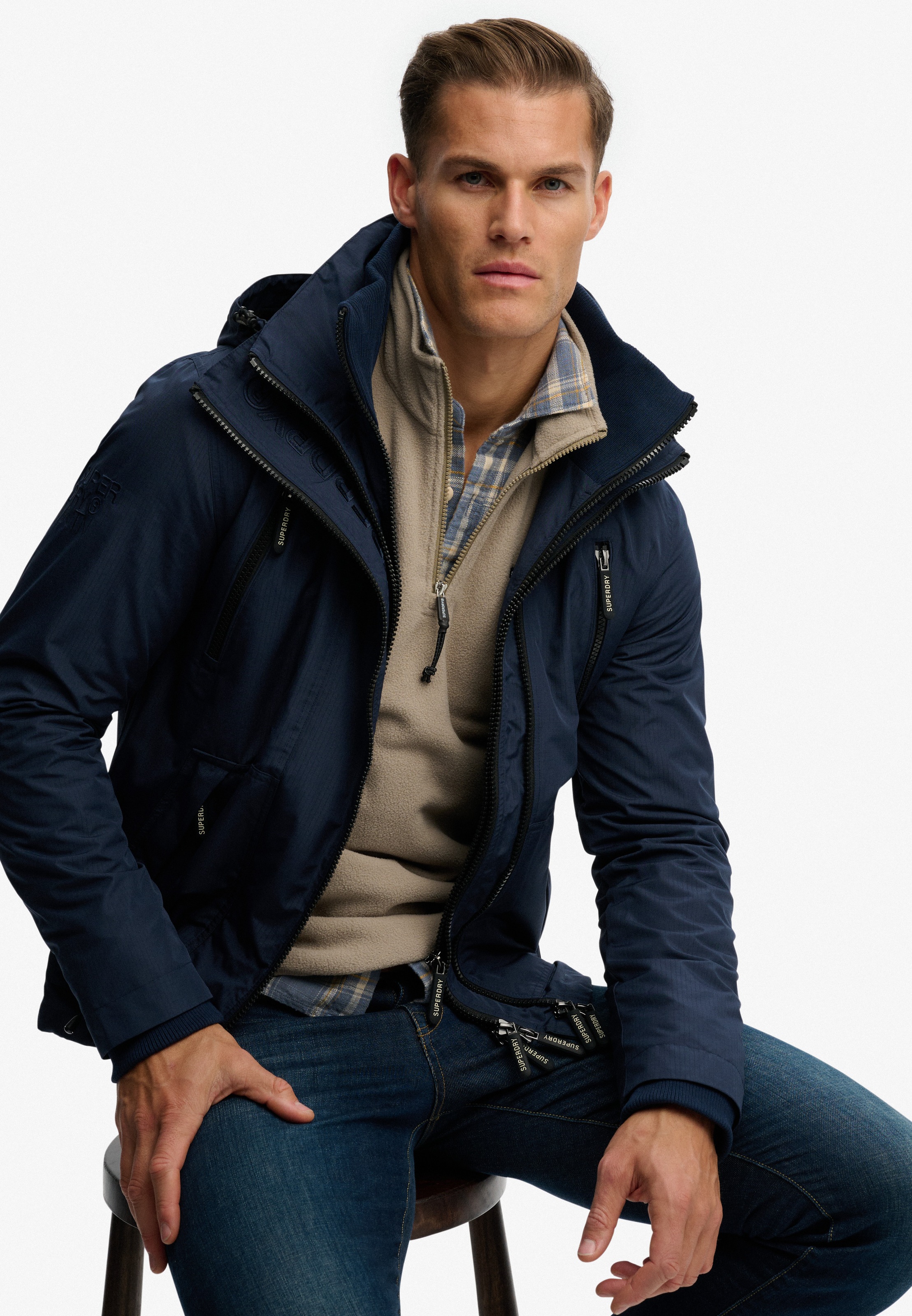 Superdry Coupe-vent »HOODED MTN WINDBREAKER JACKET« mit Kapuze