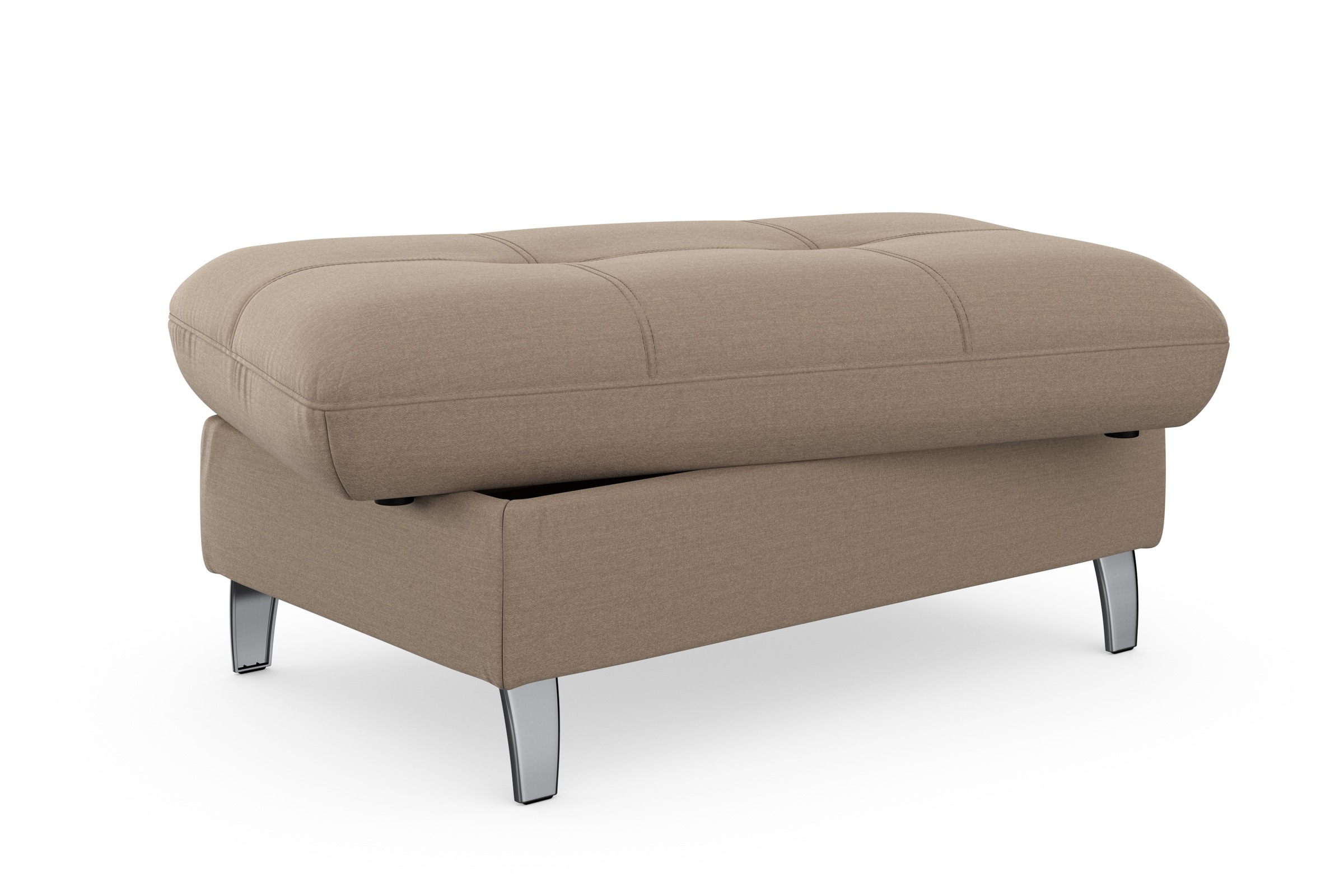 sit&more Tabouret de rangement »Maggiore« mit Stauraum und modernen Metallbeinen